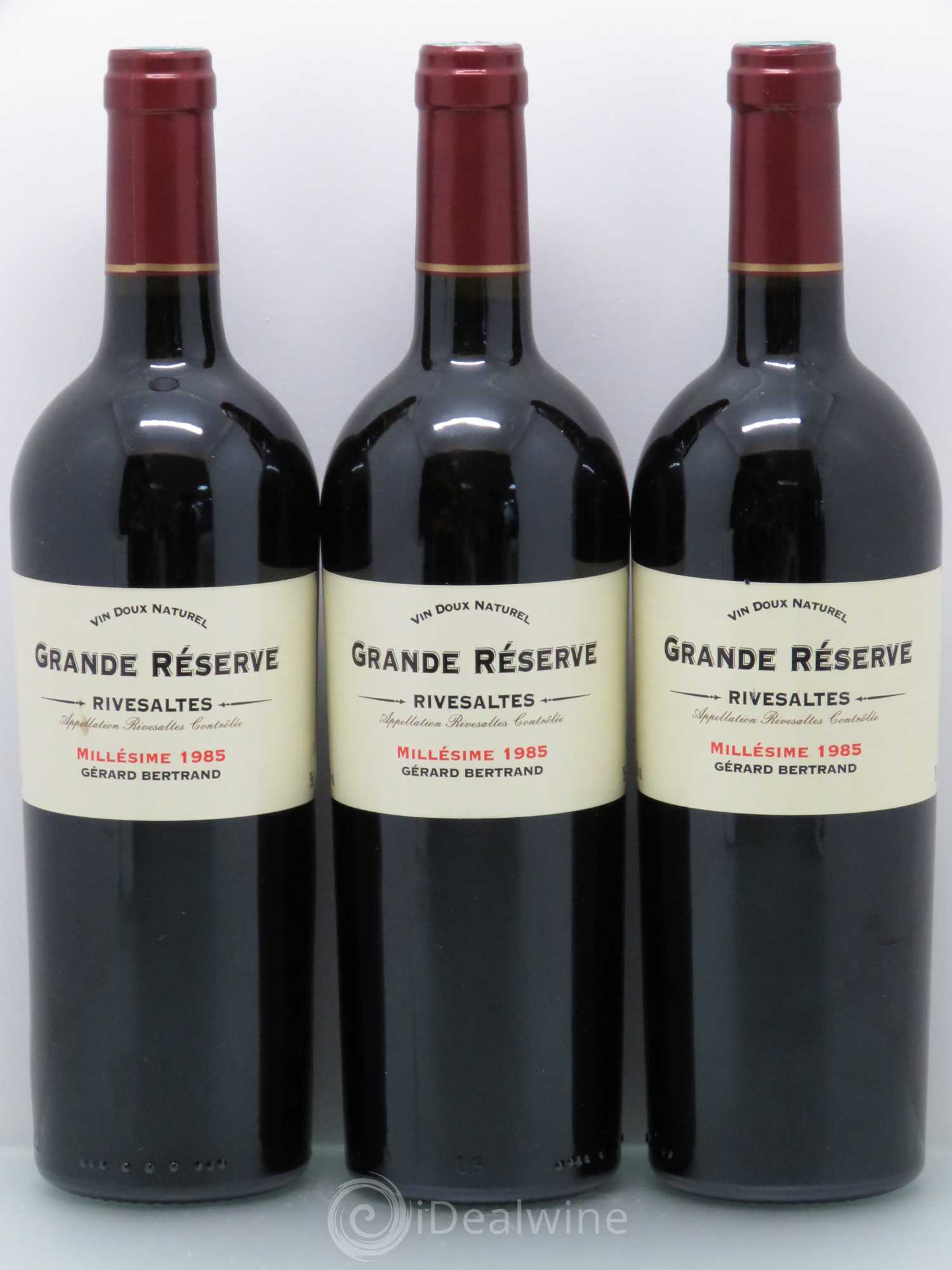 Rivesaltes Grande Reserve Gerard Bertrand 1985 - Posten von 3 Flaschen - 0