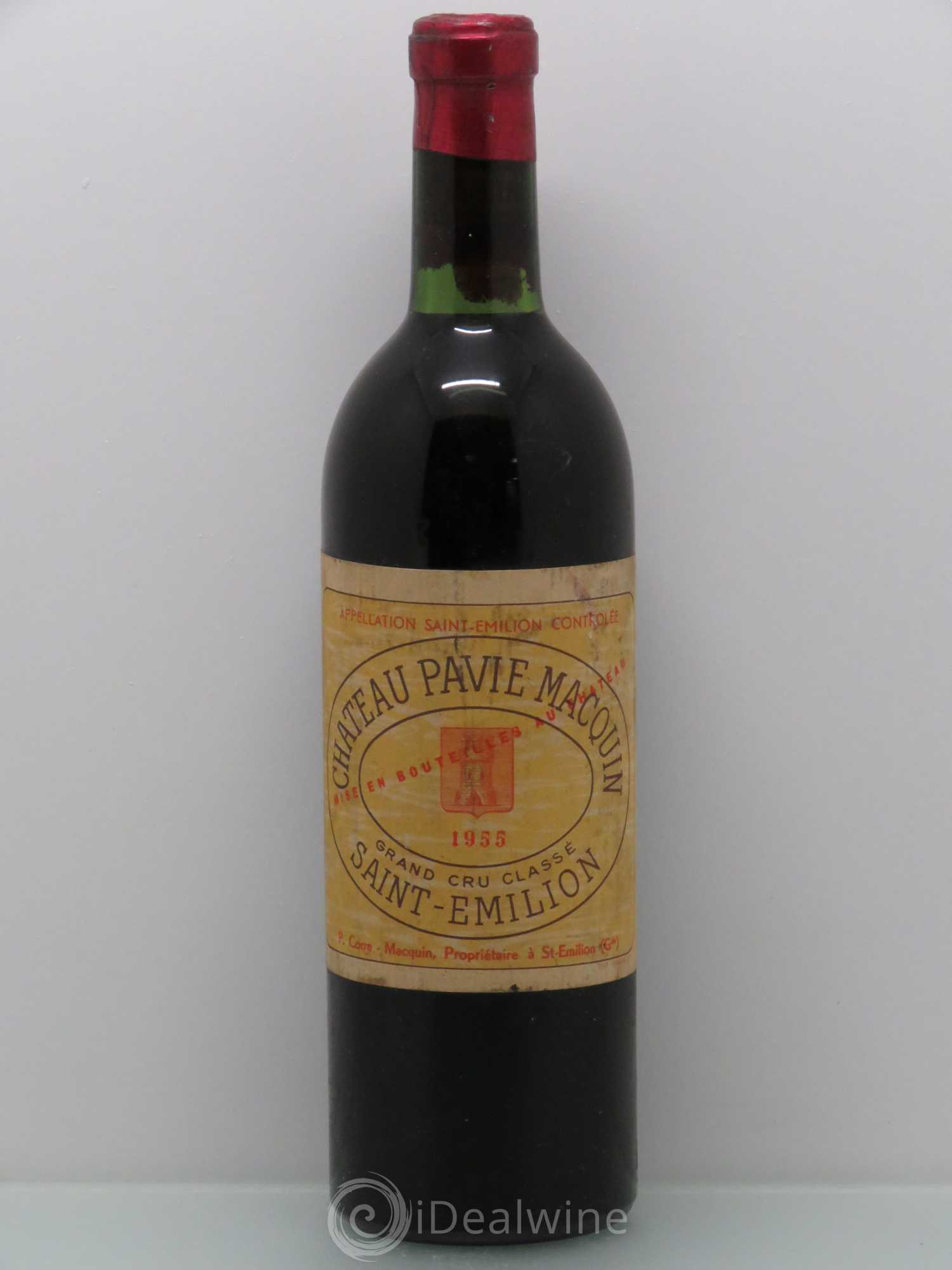Château Pavie Macquin 1er Grand Cru Classé B 1955 - Lot de 1 bouteille - 0