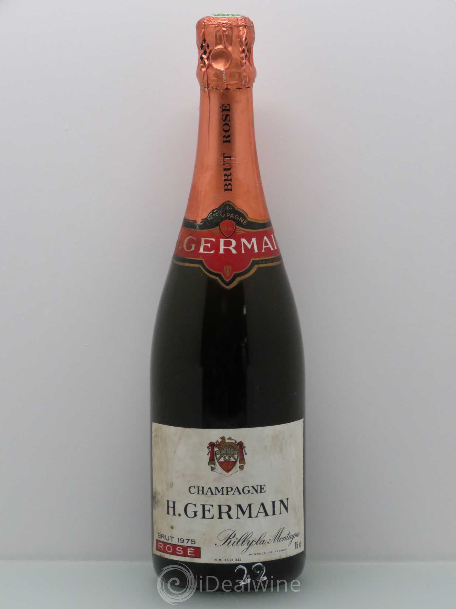 Champagne - H. Germain Brut 1975 - Lot de 1 bouteille - 0