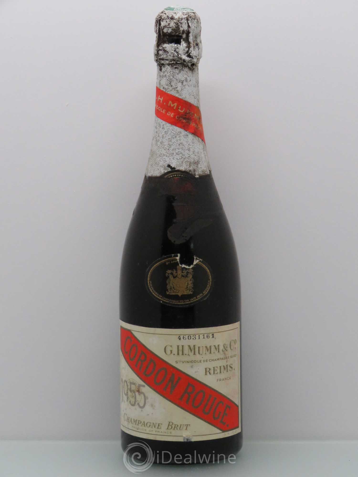 Grand Cordon Mumm 1955 - Lot de 1 bouteille - 0