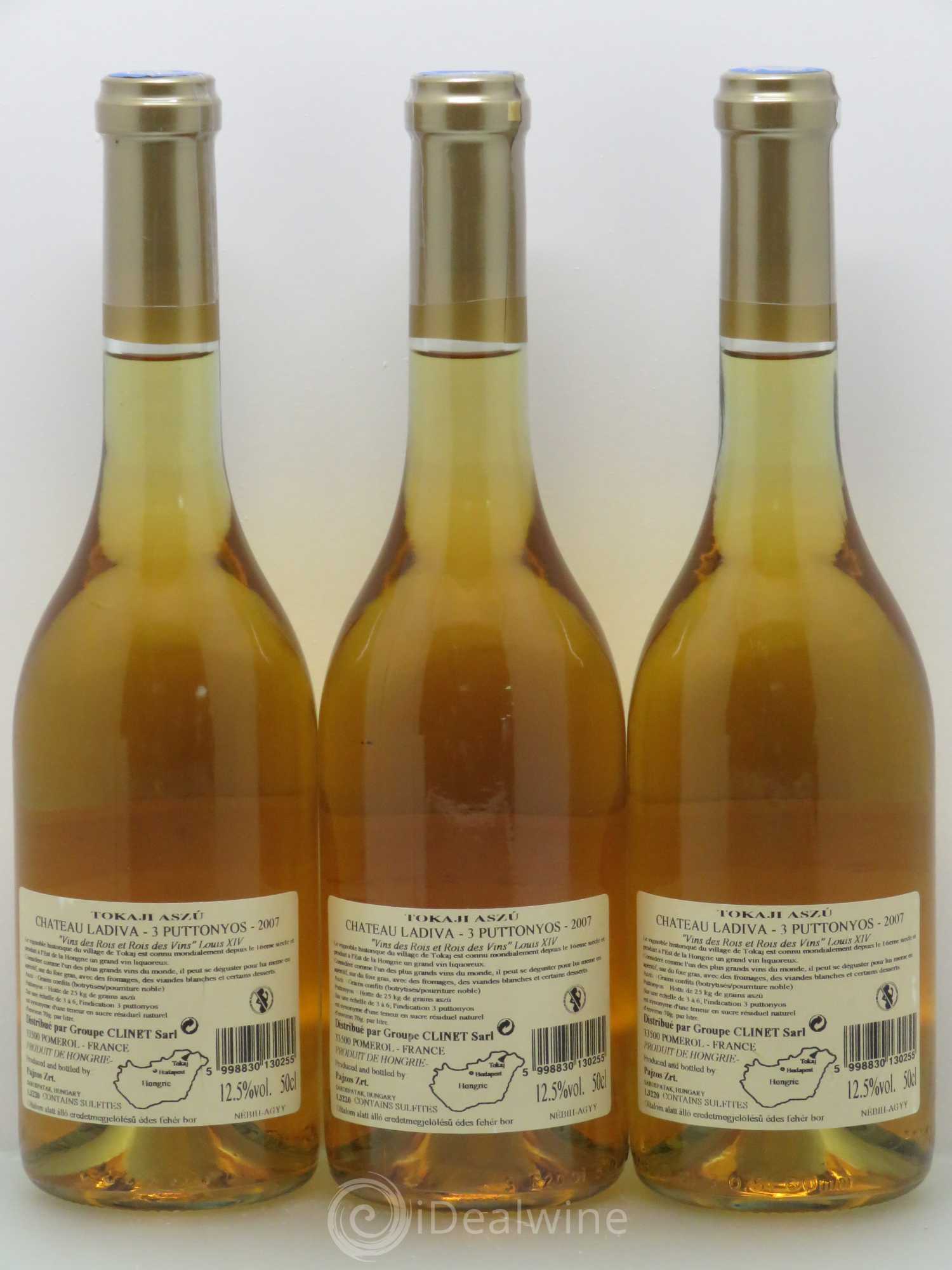Tokaji (senza prezzo di riserva) 2007 - Lotto di 3 bottiglie - 1