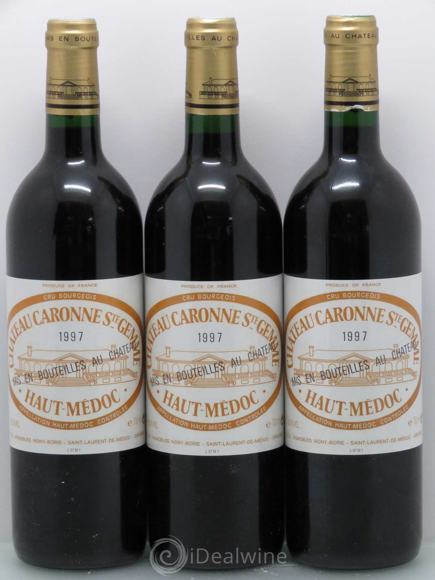 Château Caronne Sainte-Gemme Cru Bourgeois 1997 - Lot de 6 bouteilles - 2