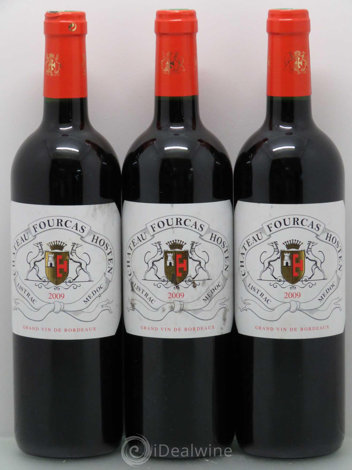 Château Fourcas Hosten Cru Bourgeois 2009 - Lot de 3 bouteilles - 0