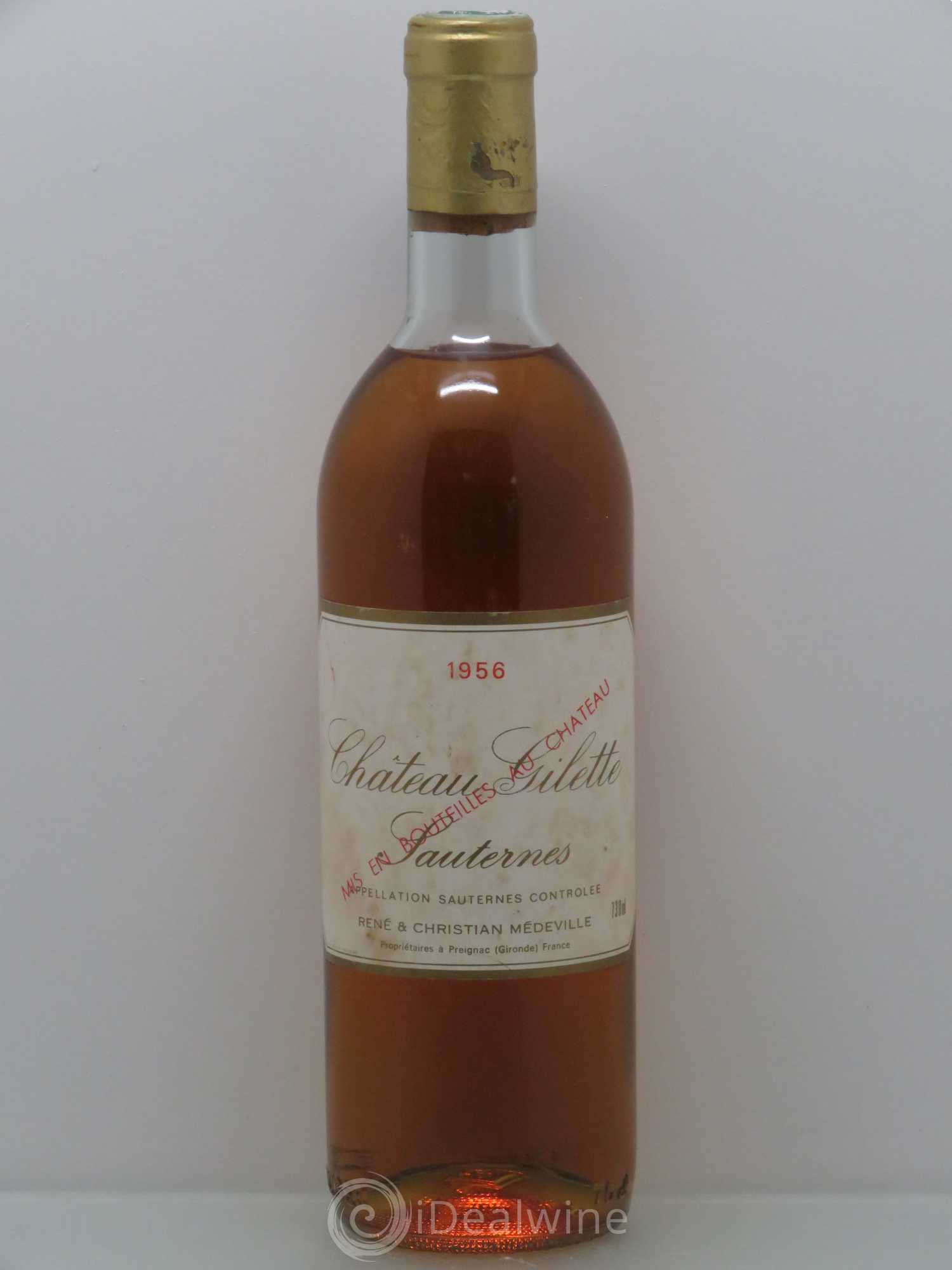 Château Gilette 1956 - Lotto di 1 bottiglia - 0