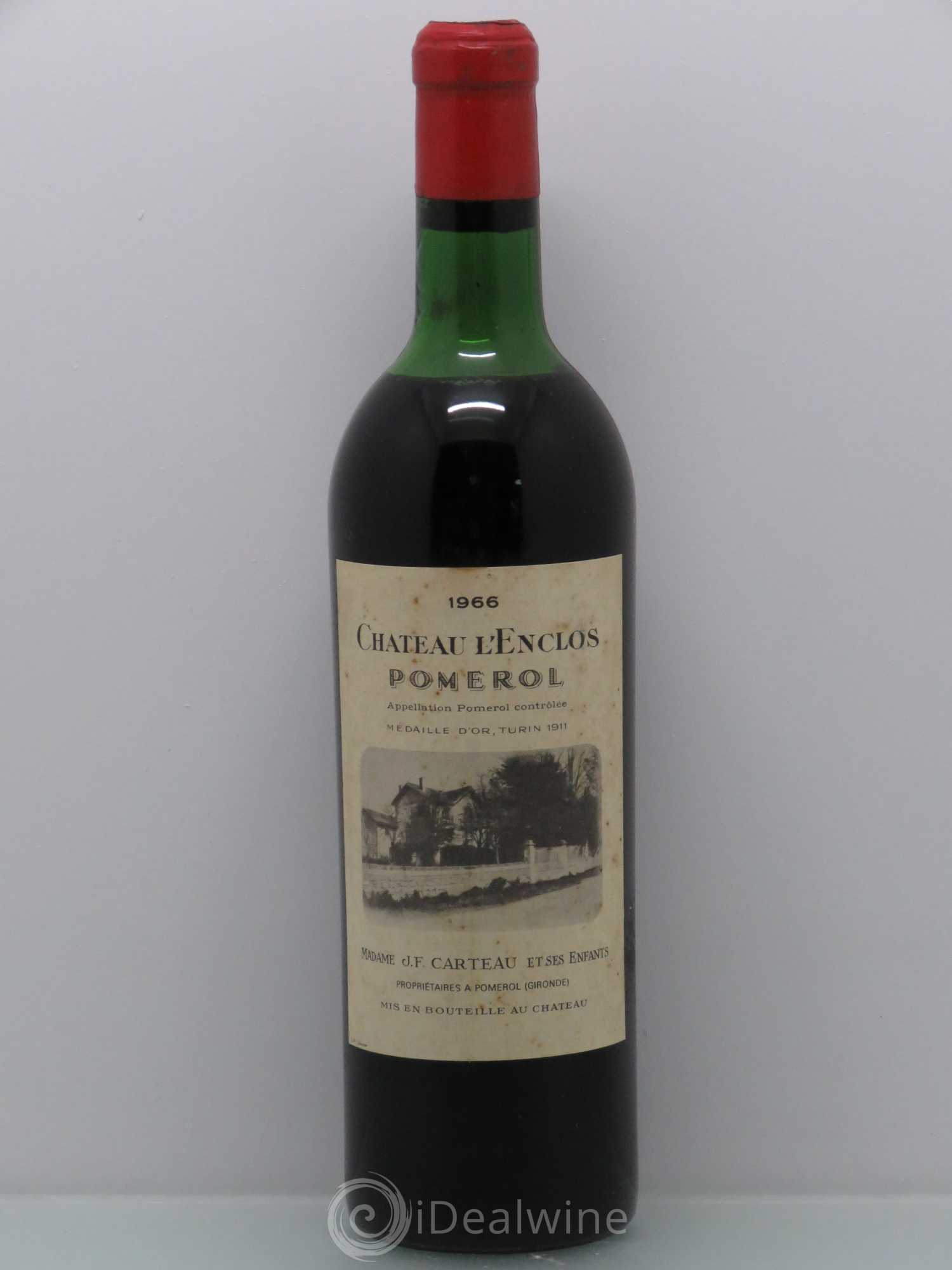 Château l' Enclos 1966 - Lot de 1 bouteille - 0