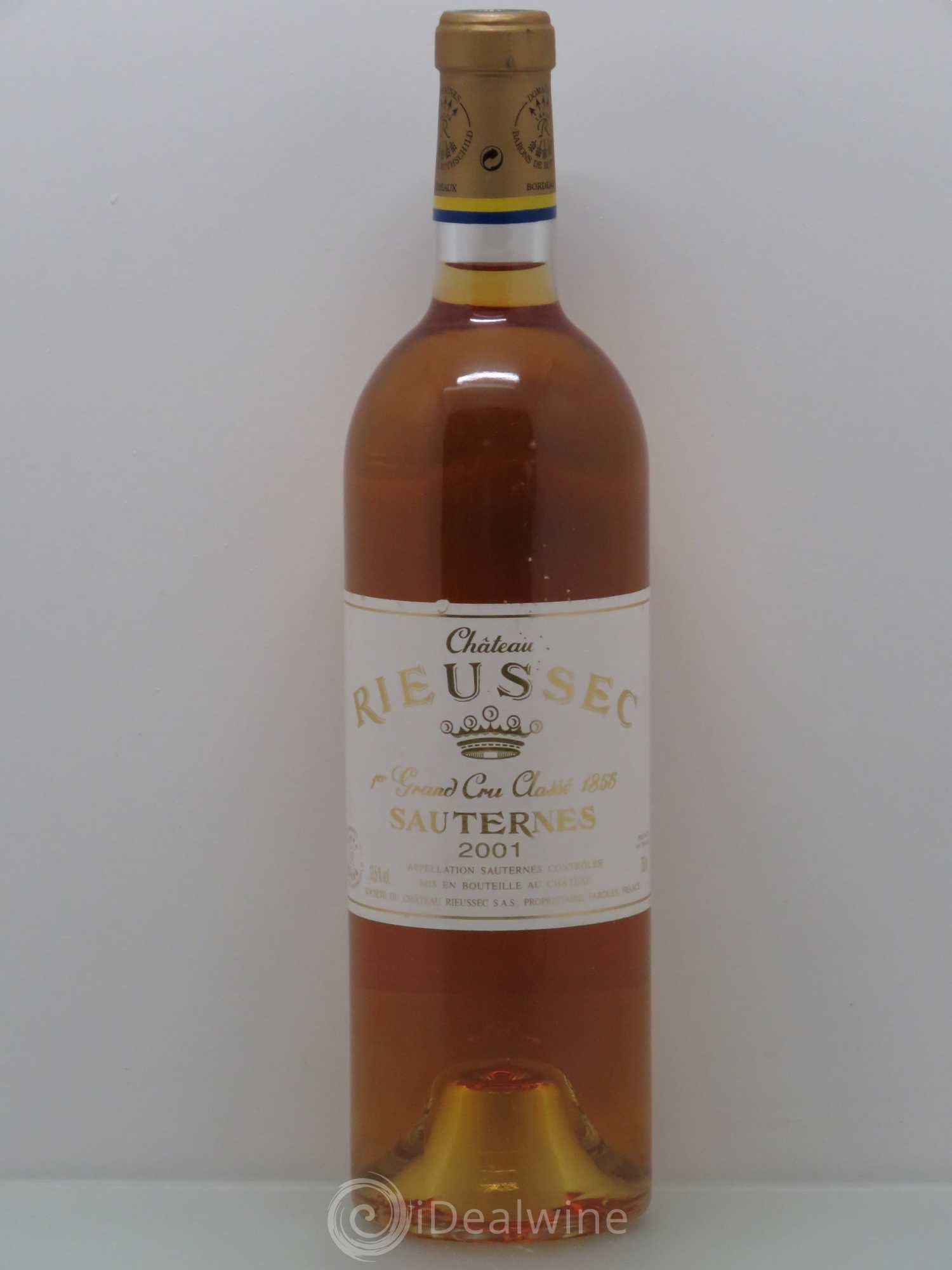 Château Rieussec 1er Grand Cru Classé 2001 - Posten von 1 Flasche - 0