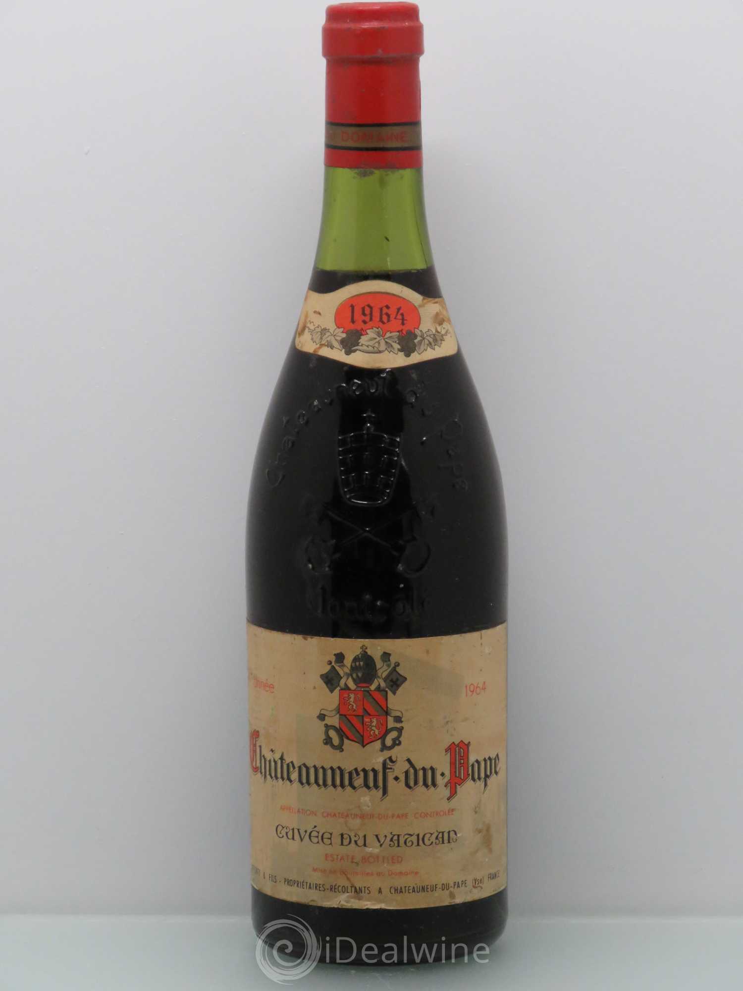 Châteauneuf-du-Pape Cuvee du Vatican 1964 - Posten von 1 Flasche - 0