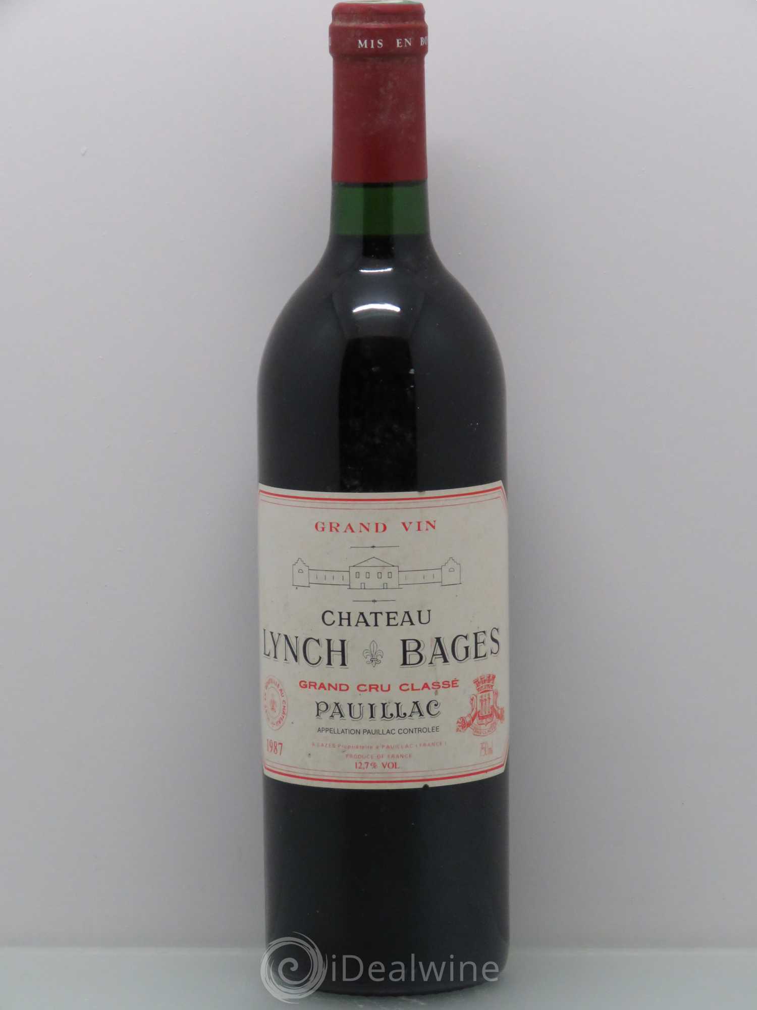 Château Lynch Bages 5ème Grand Cru Classé 1987 - Lot de 1 bouteille - 0