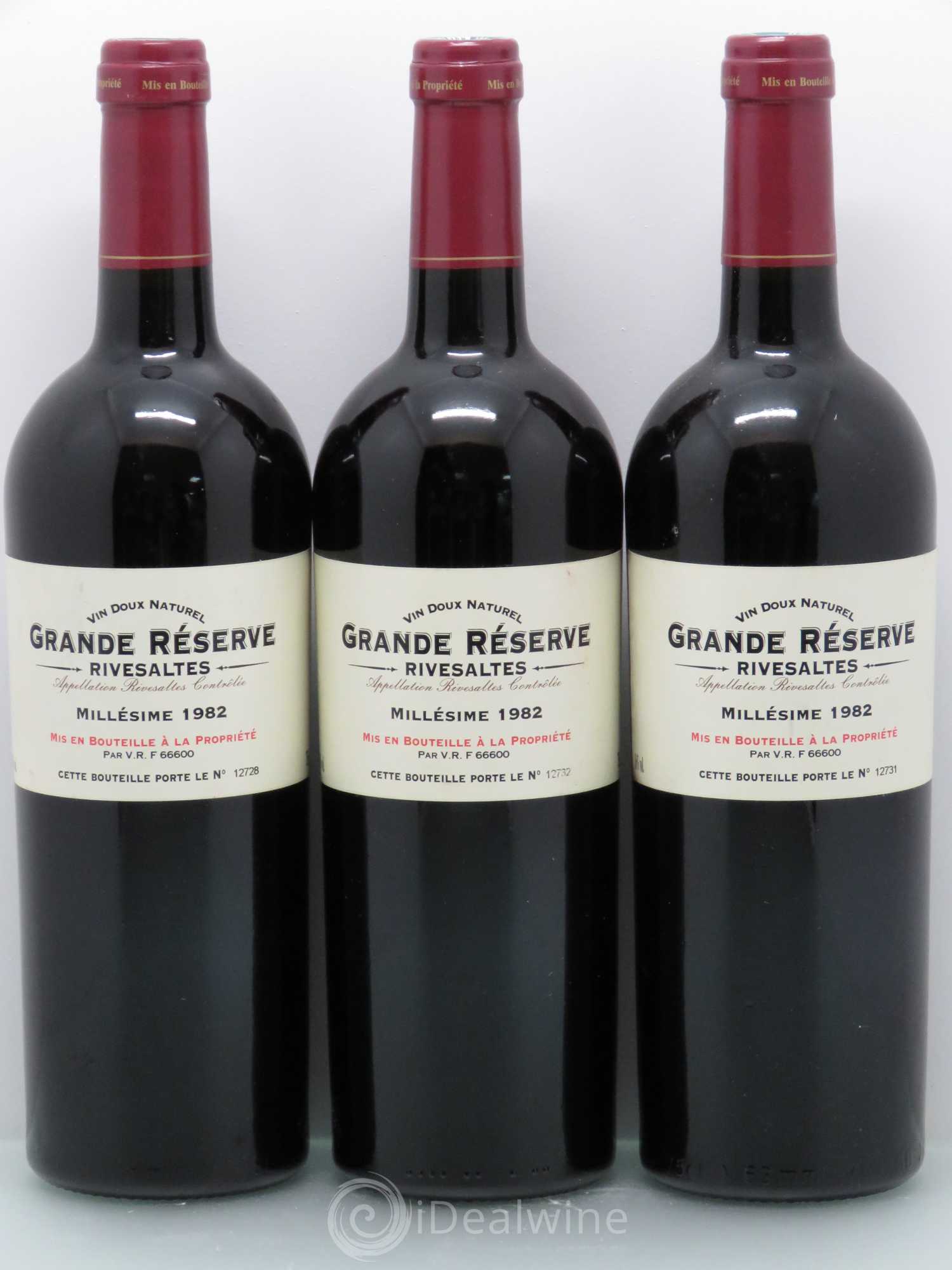 Rivesaltes Grande Reserve Gerard Bertrand 1982 - Posten von 3 Flaschen - 0