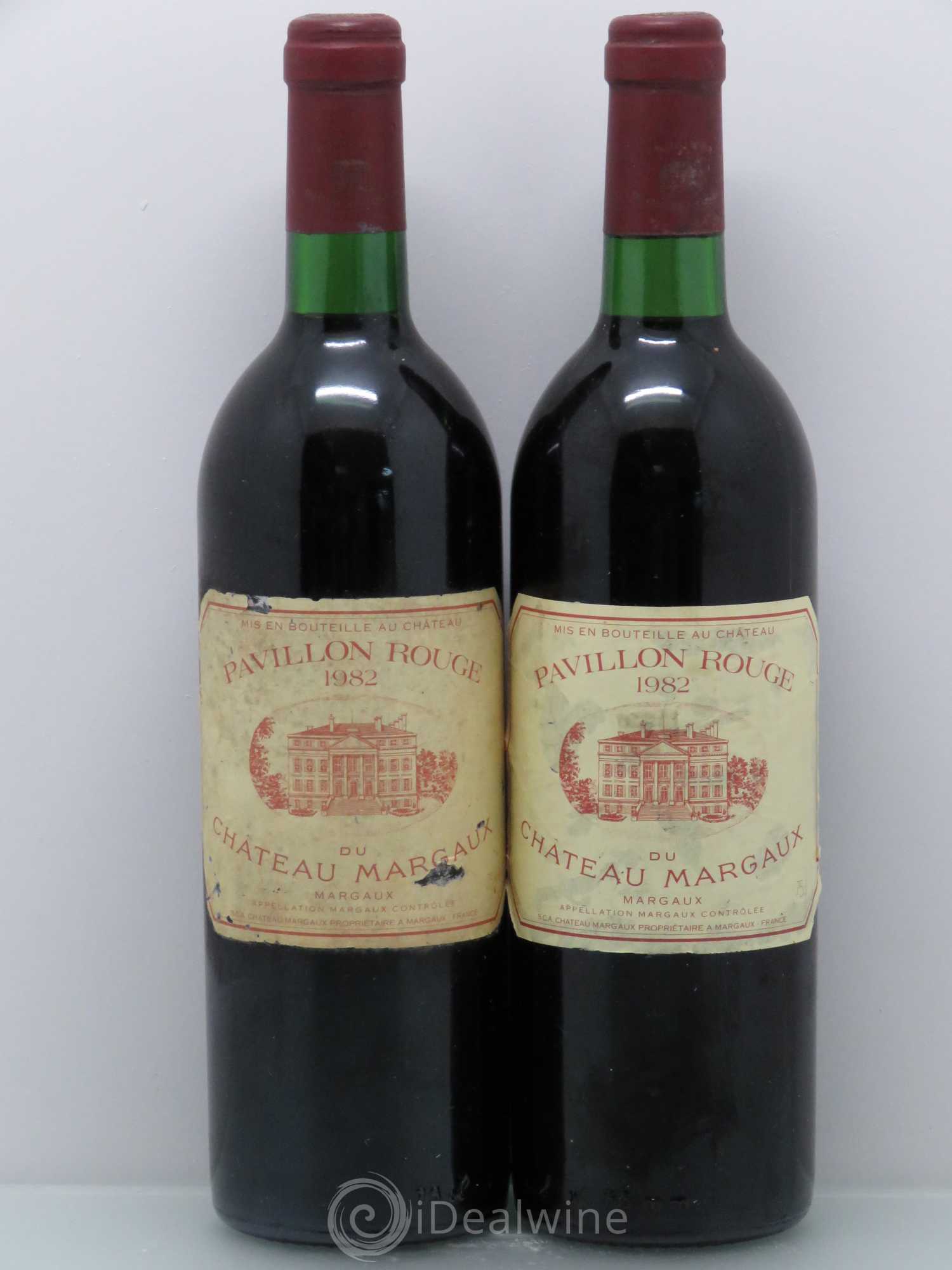 Pavillon Rouge du Château Margaux Second Vin 1982 - Lot de 2 bouteilles - 0