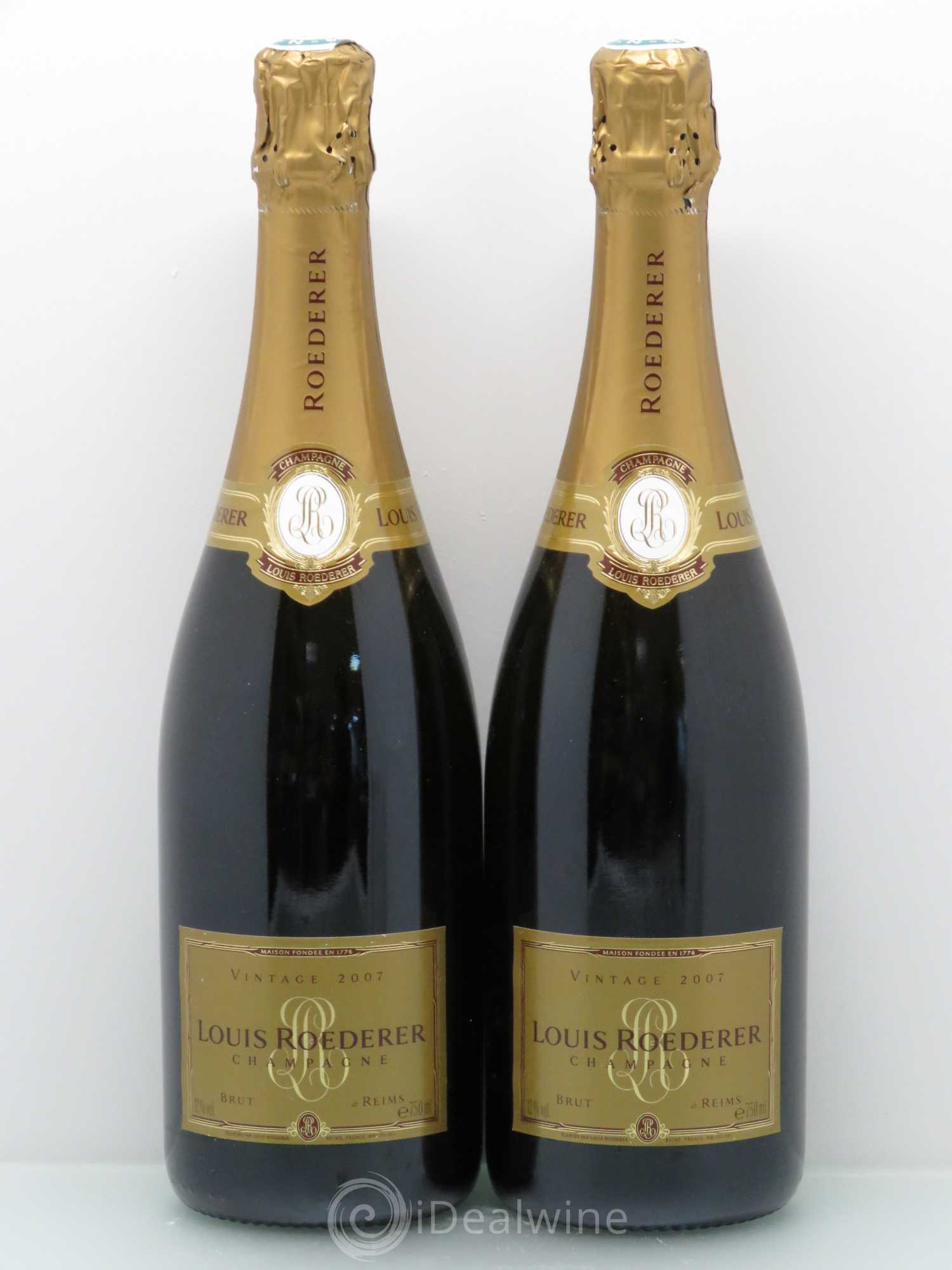 Millésimé Brut Louis Roederer 2007 - Lot de 2 bouteilles - 0