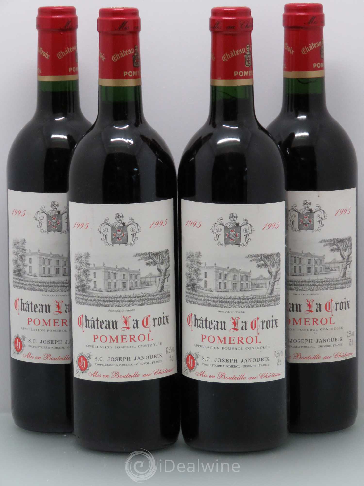Château la Croix 1995 - Lot de 4 bouteilles - 0