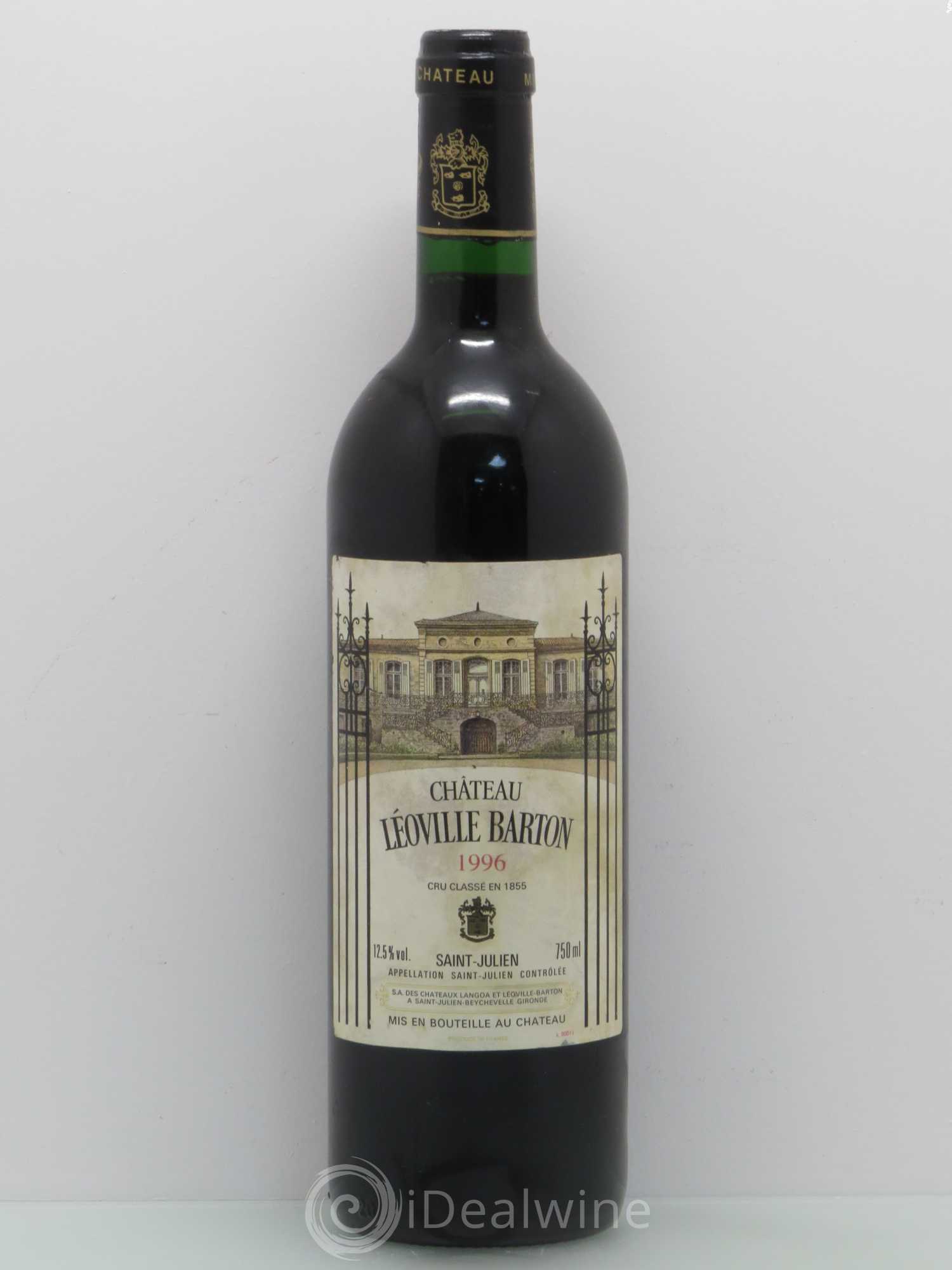 Château Léoville Barton 2ème Grand Cru Classé 1996 - Lot de 1 bouteille - 0