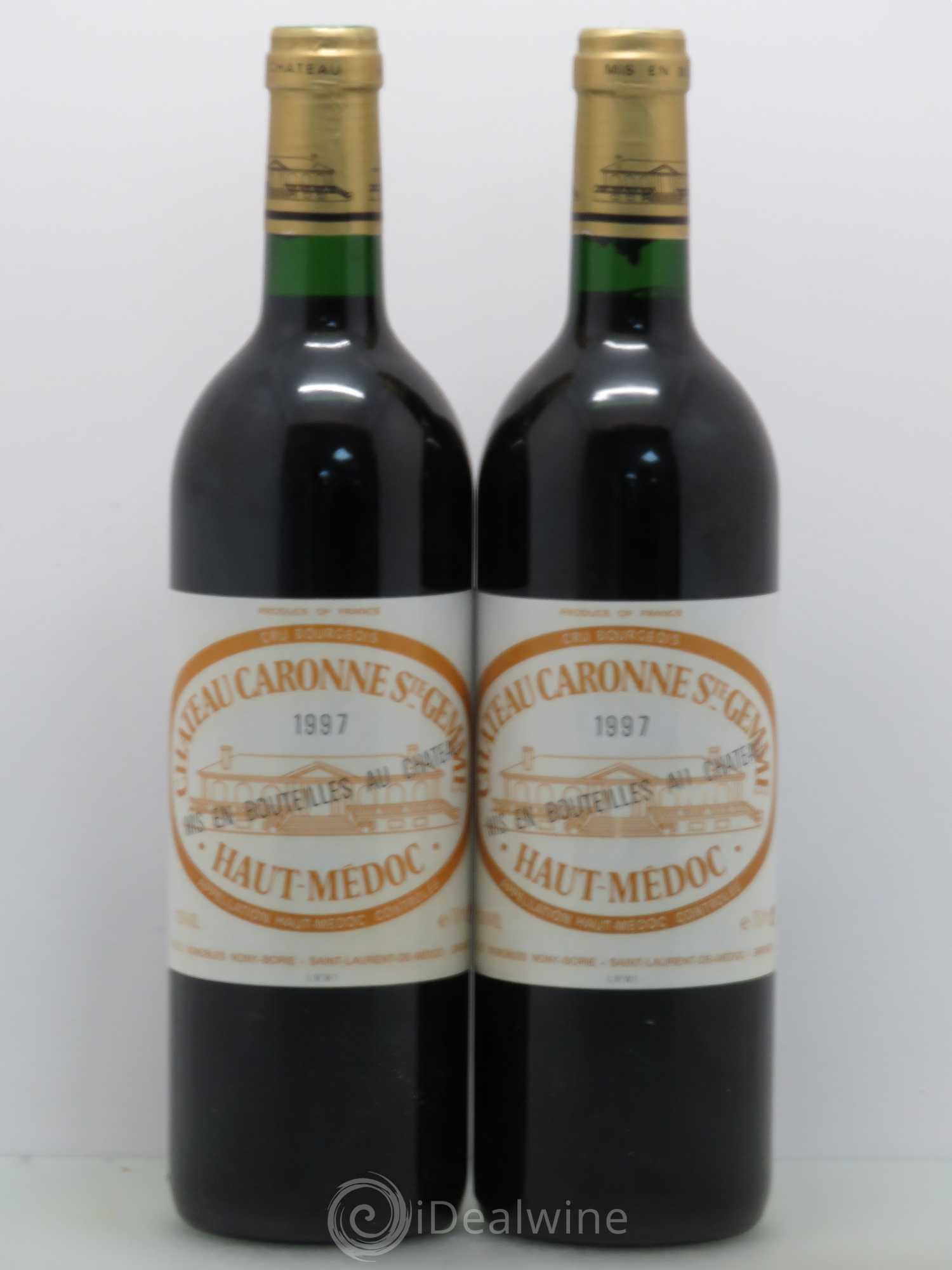 Château Caronne Sainte-Gemme Cru Bourgeois 1997 - Lot de 2 bouteilles - 0