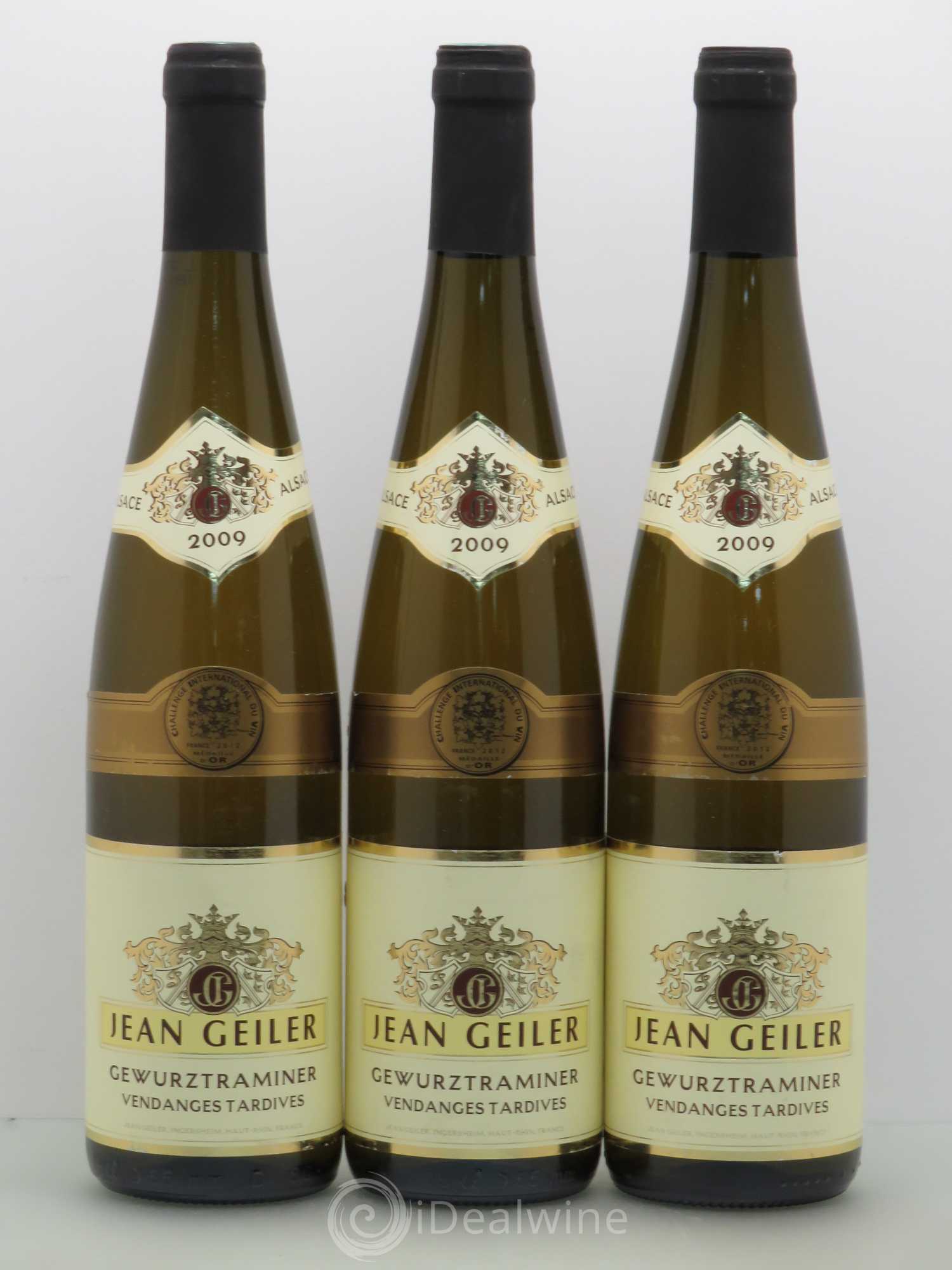 Gewurztraminer Vendanges Tardives Jean Geiller 2009 - Lotto di 3 bottiglie - 0