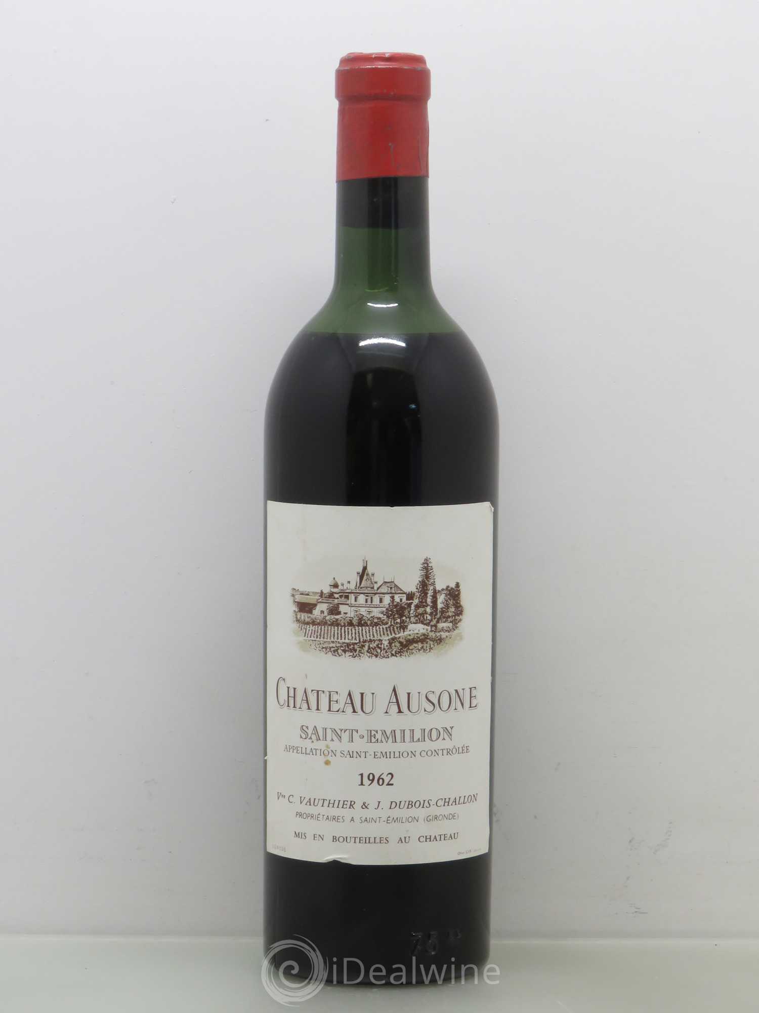 Château Ausone 1er Grand Cru Classé A 1962 - Lot de 1 bouteille - 0