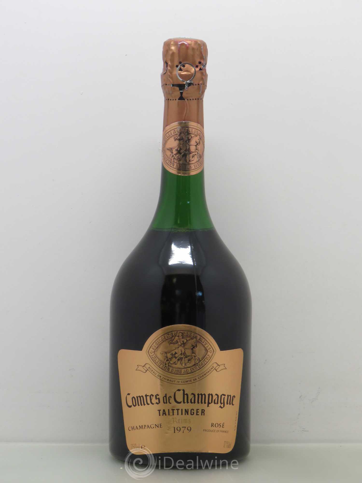 Comtes de Champagne Rosé Grand Cru Brut Taittinger (sans prix de réserve) 1979 - Lot de 1 bouteille - 0