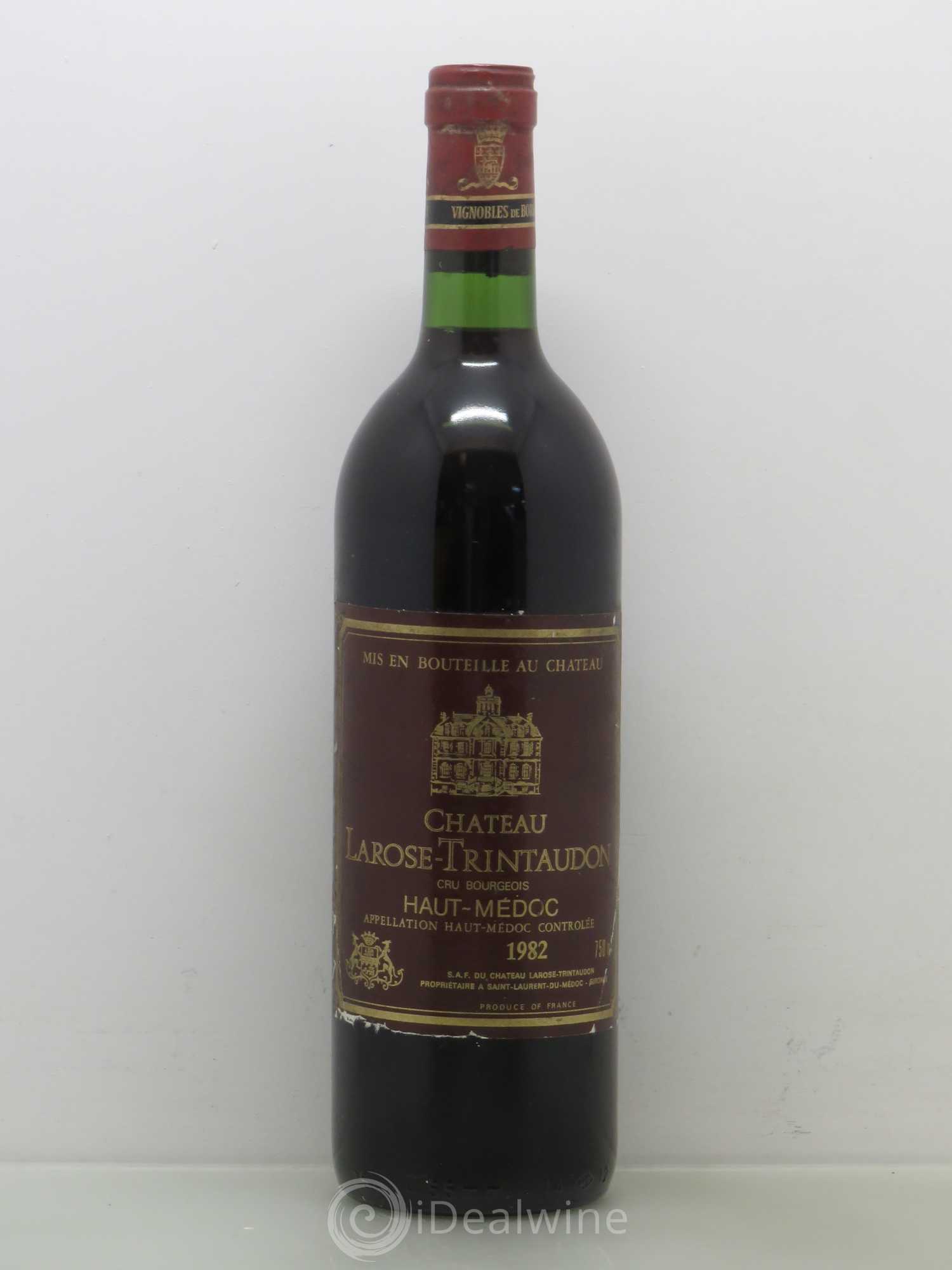 Château Larose Trintaudon Cru Bourgeois 1982 - Lot de 1 bouteille - 0