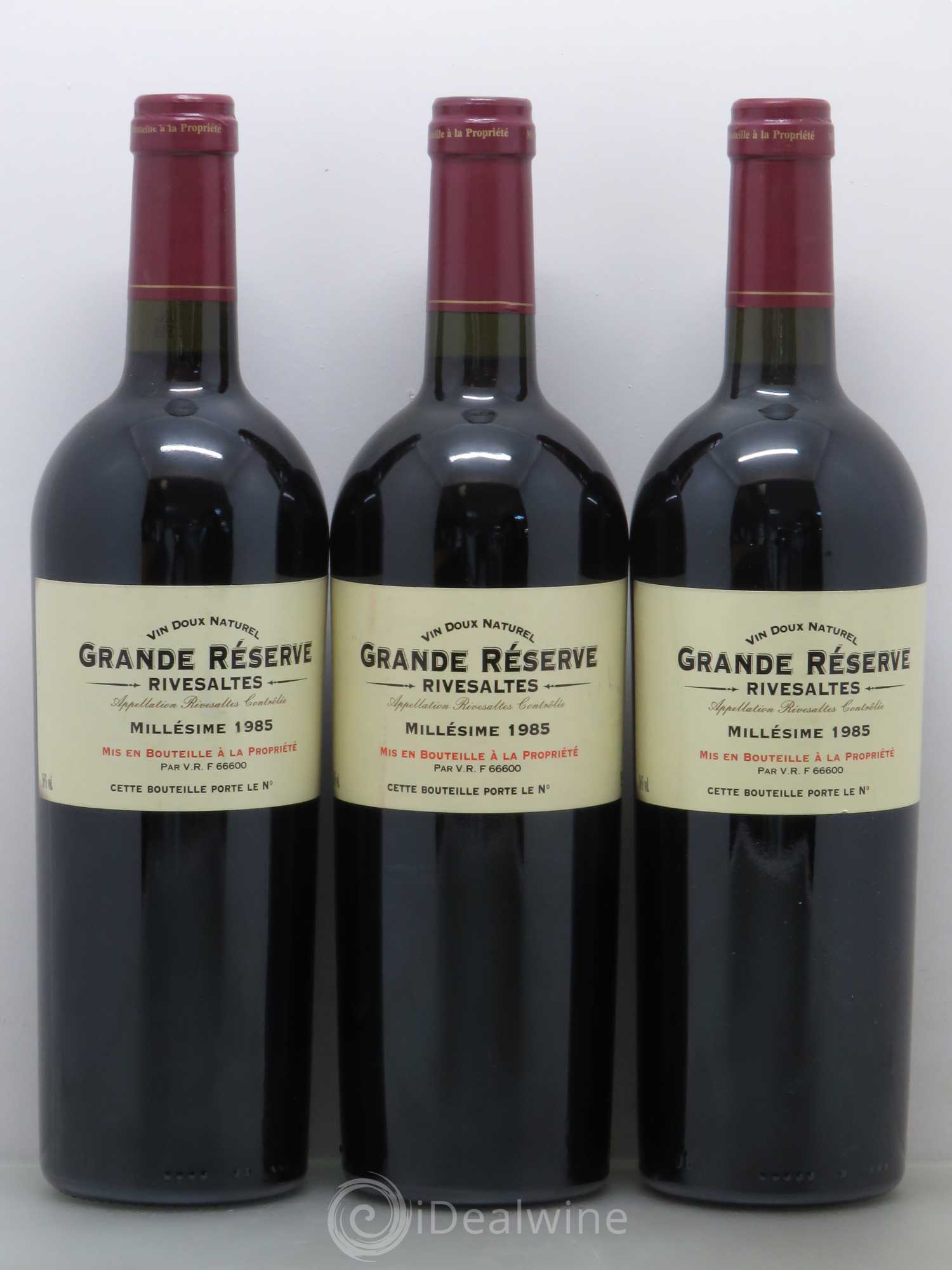 Rivesaltes Gerard Bertrand 1985 - Posten von 3 Flaschen - 0