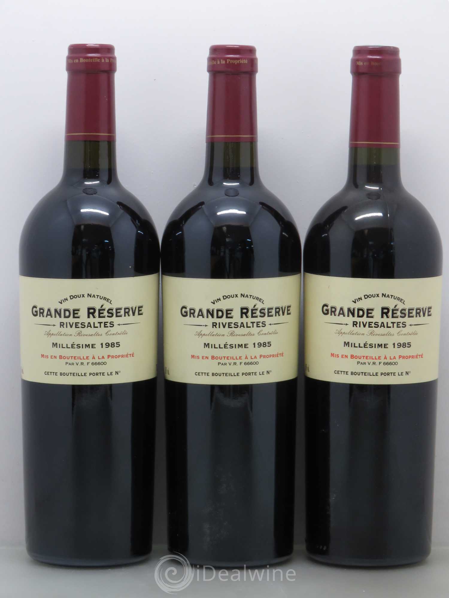 Rivesaltes Gerard Bertrand 1985 - Posten von 3 Flaschen - 0