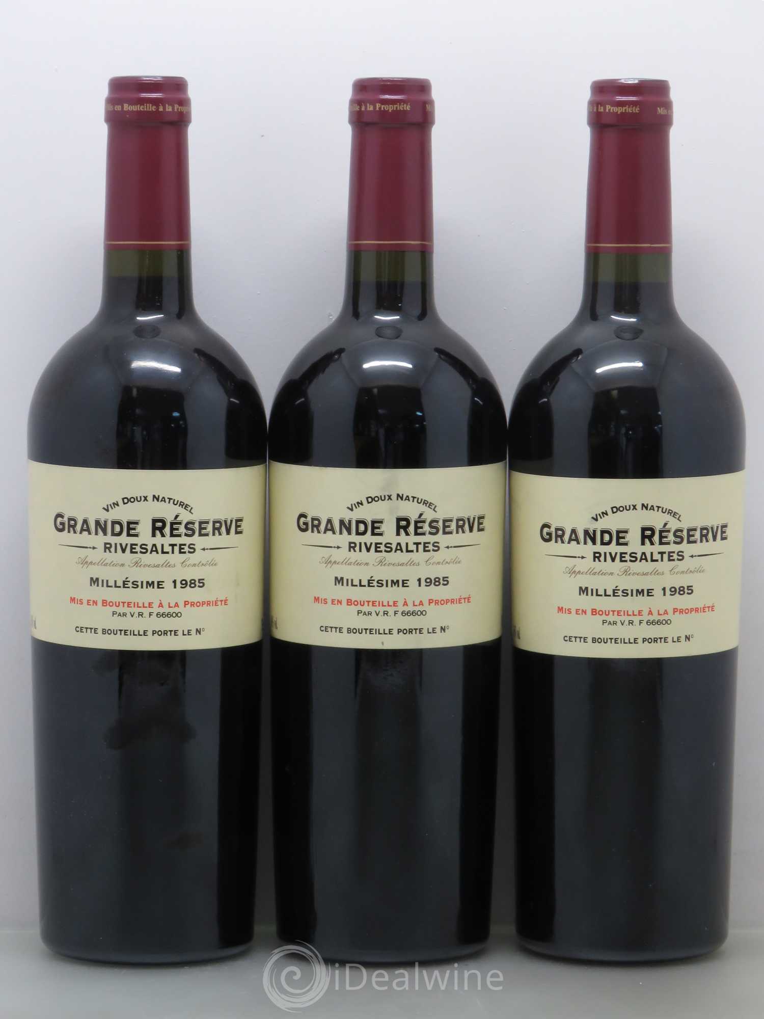 Rivesaltes Gerard Bertrand 1985 - Posten von 3 Flaschen - 0