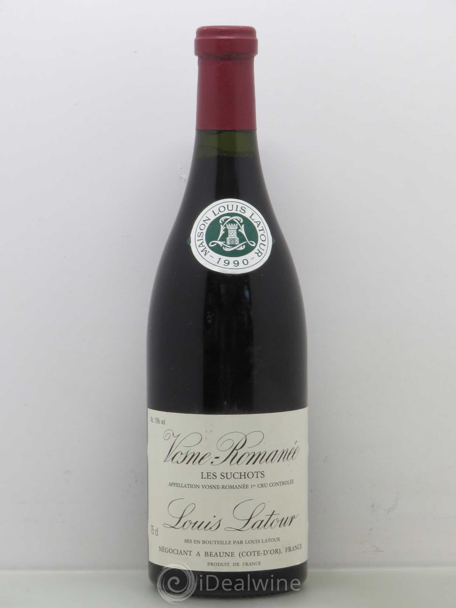 Vosne-Romanée 1er Cru Louis Latour 1990 - Lot de 1 bouteille - 0