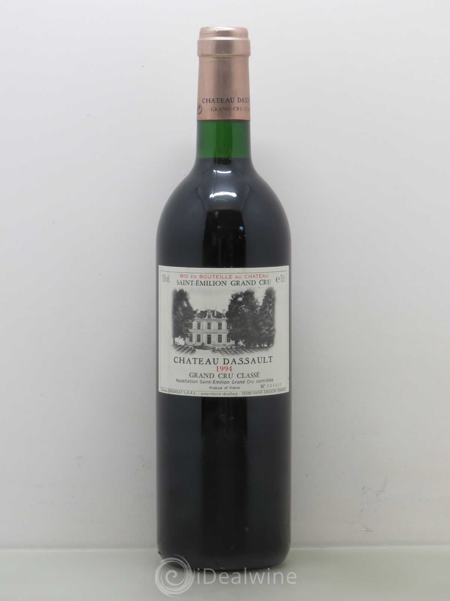 Château Dassault Grand Cru Classé (sans prix de réserve) 1994 - Lot de 1 bouteille - 0