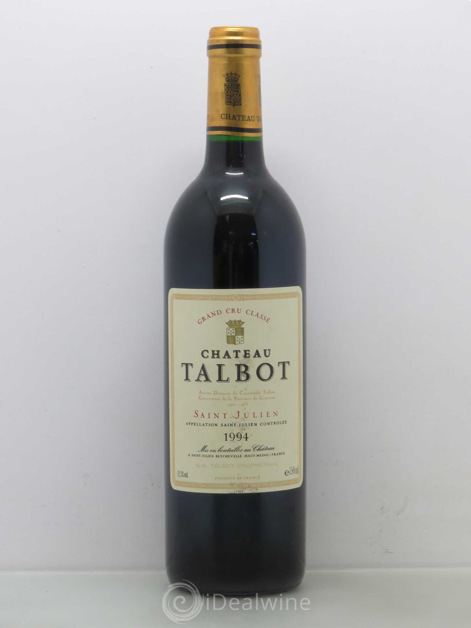 Château Talbot 4ème Grand Cru Classé 1994 - Lot de 1 bouteille - 0