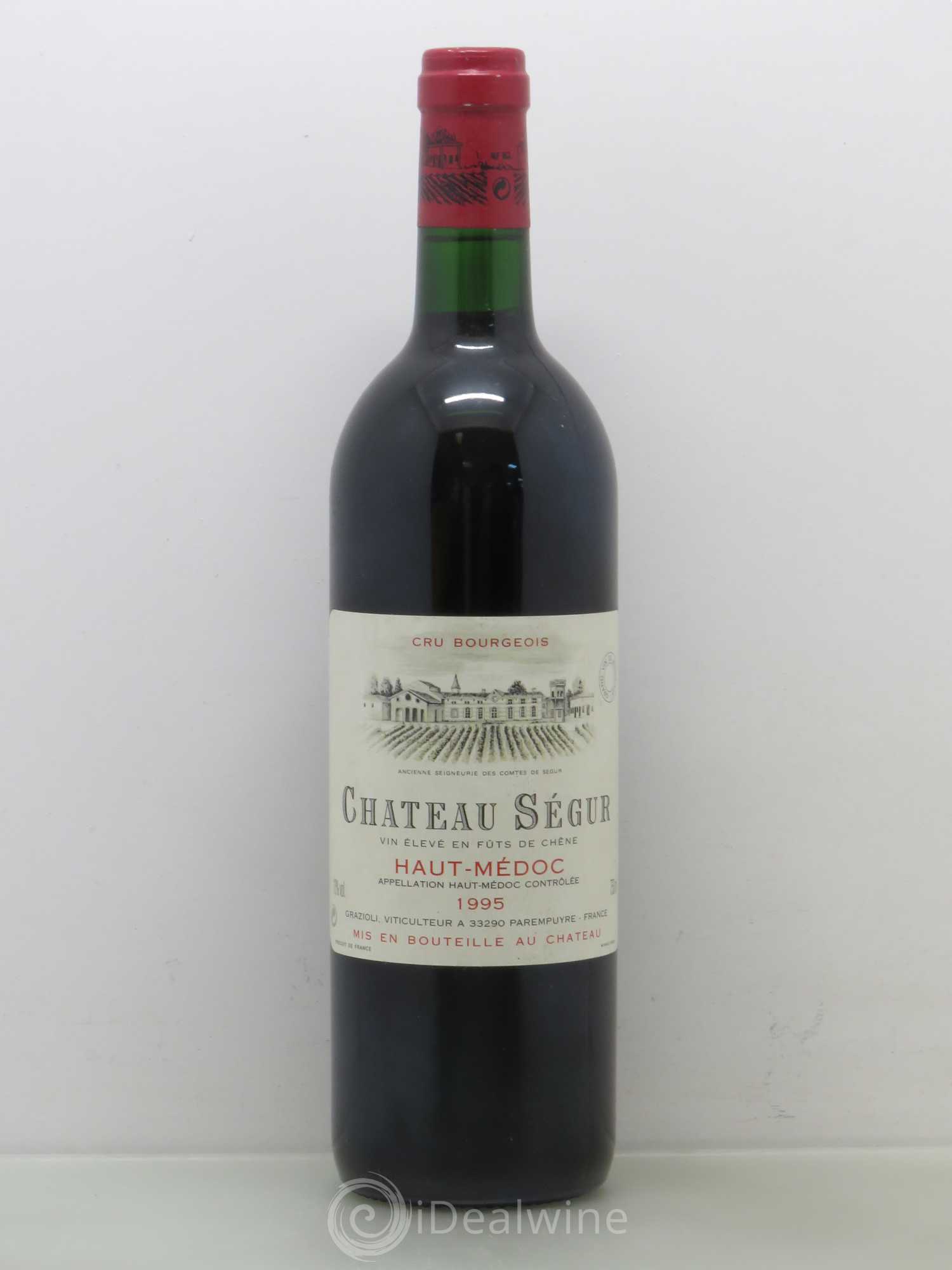 Château Ségur Cru Bourgeois 1995 - Lot de 1 bouteille - 0