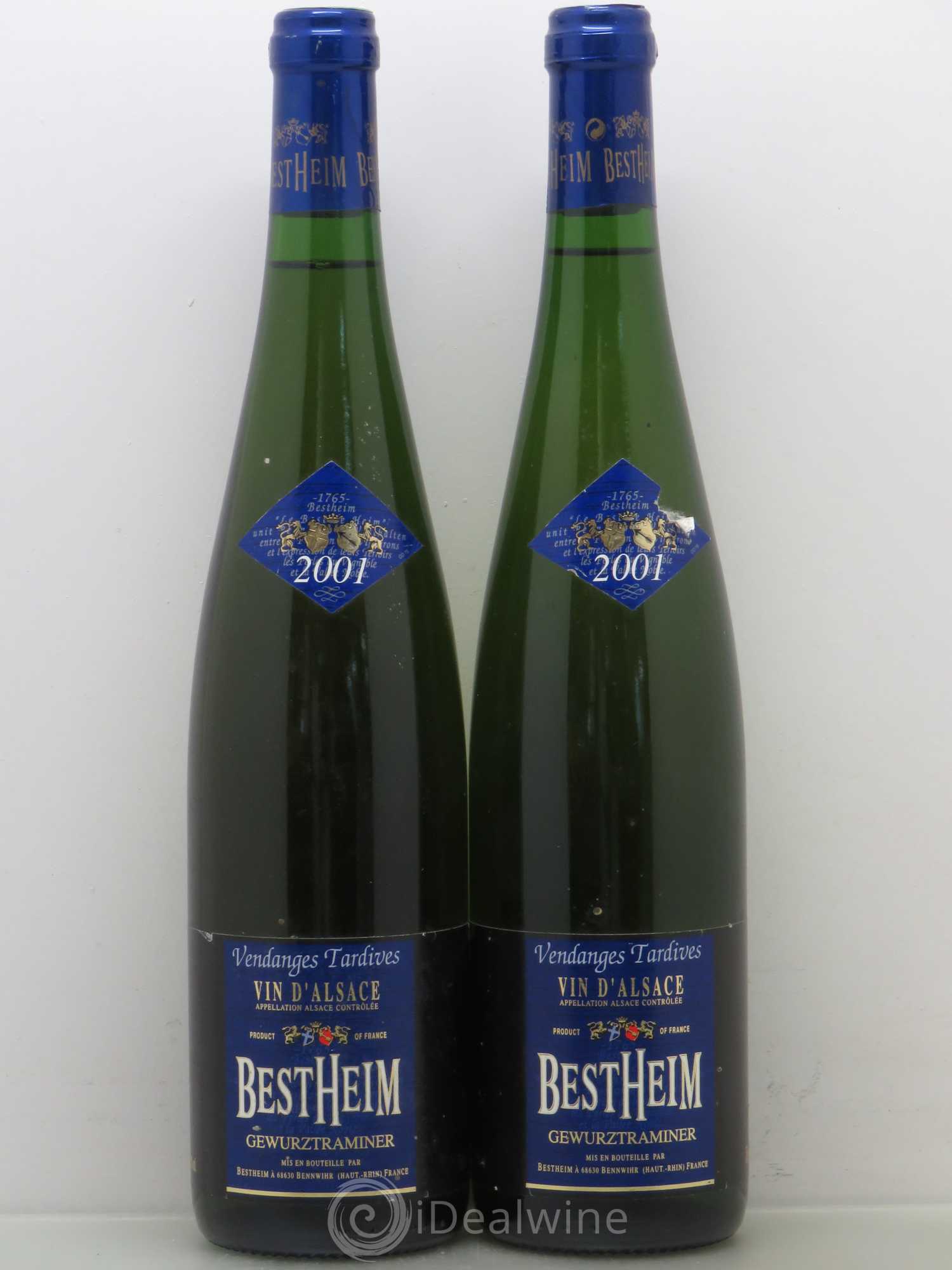 Gewurztraminer Vendanges Tardives Gewurztraminer Vendanges tardives beilhteim (sans prix de réserve) 2001 - Lotto di 2 bottiglie - 0