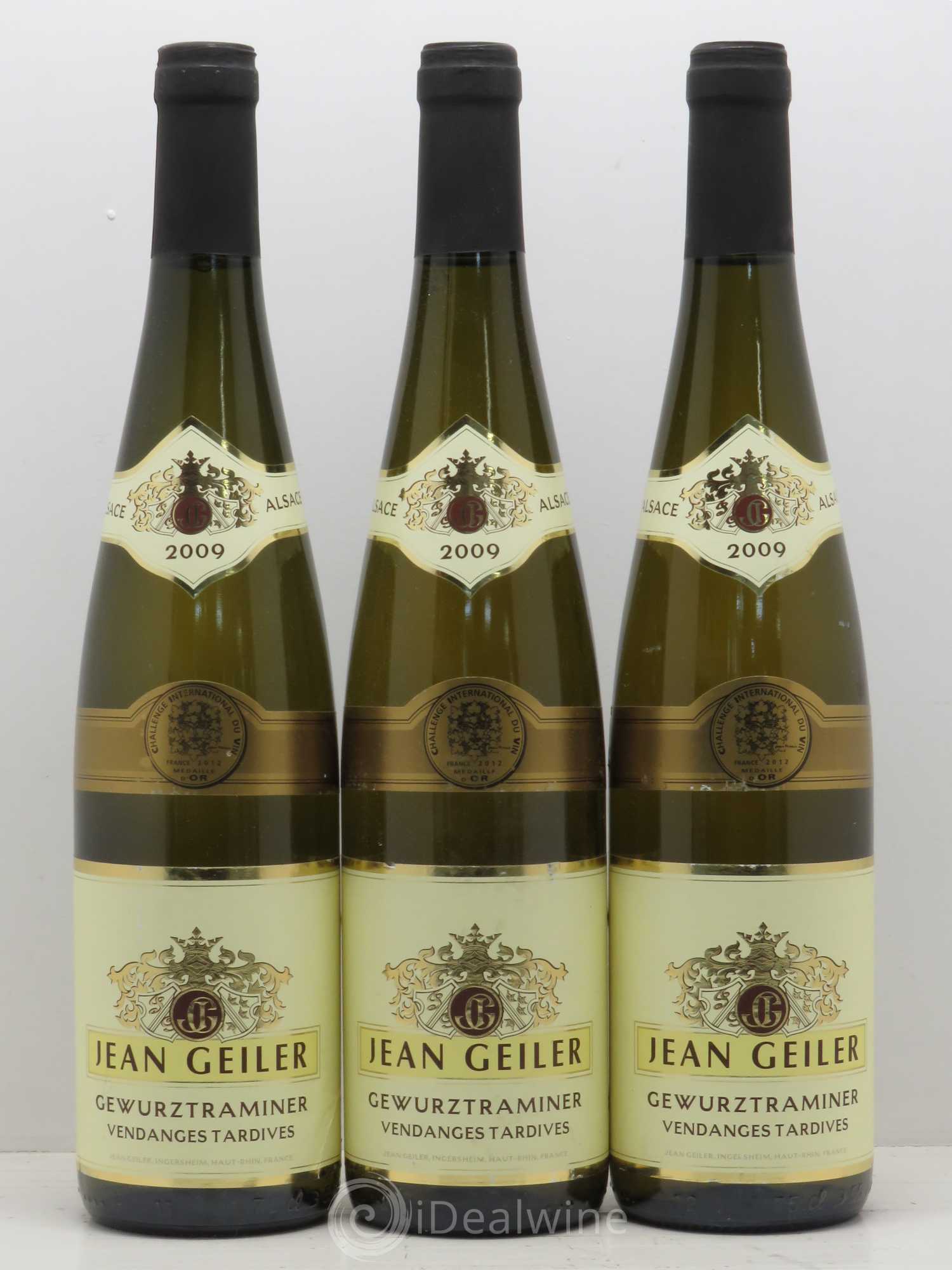 Gewurztraminer Vendanges Tardives Jean Geiler 2009 - Lotto di 3 bottiglie - 0