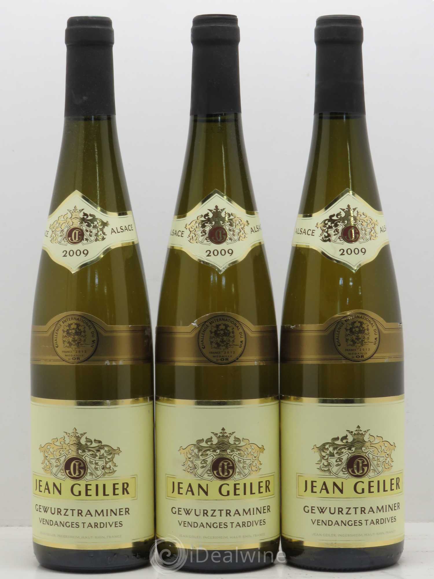 Gewurztraminer Vendanges Tardives Jean Geiler 2009 - Lotto di 3 bottiglie - 0