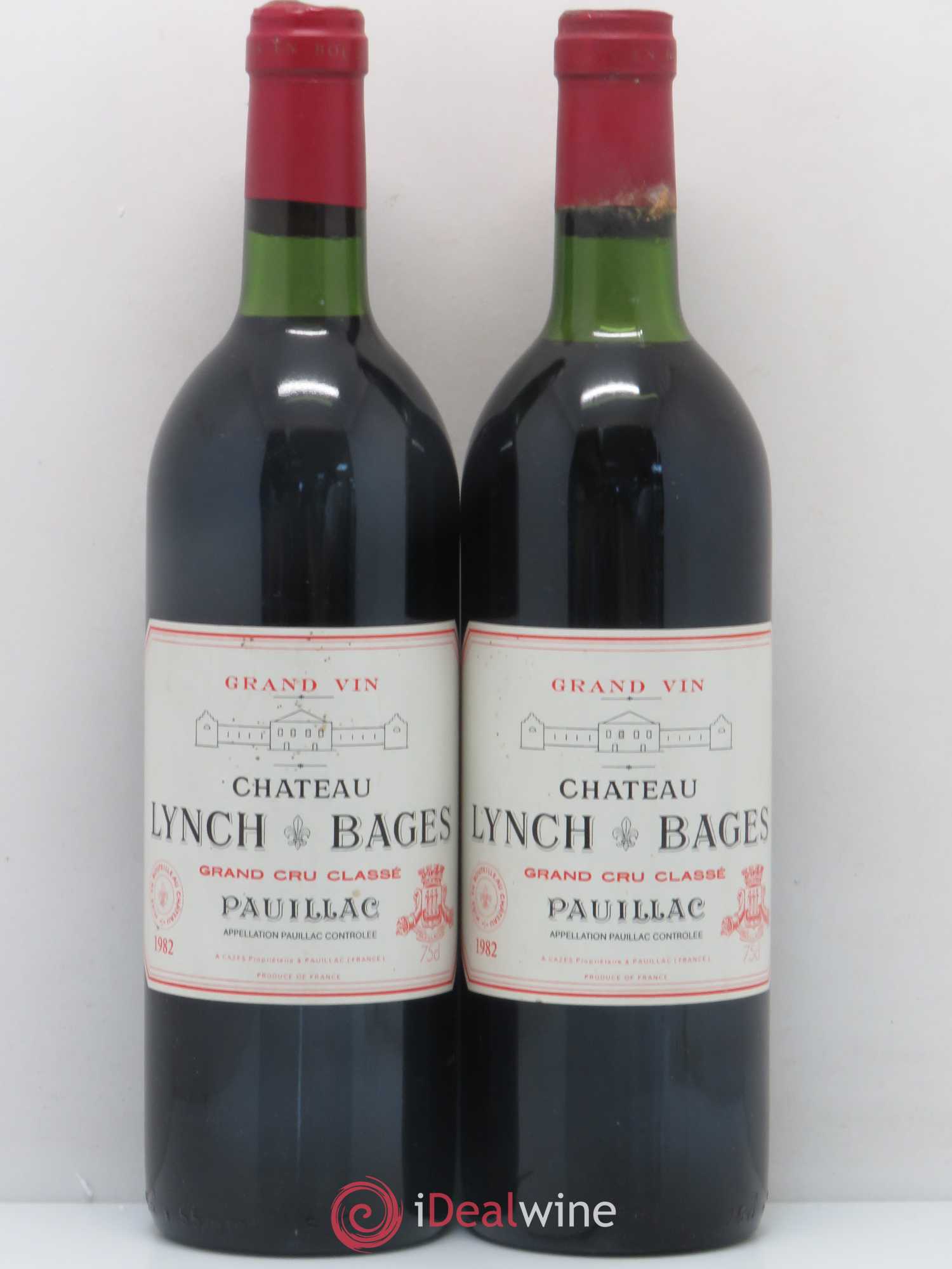 Château Lynch Bages 5ème Grand Cru Classé 1982 - Lot de 2 bouteilles - 0