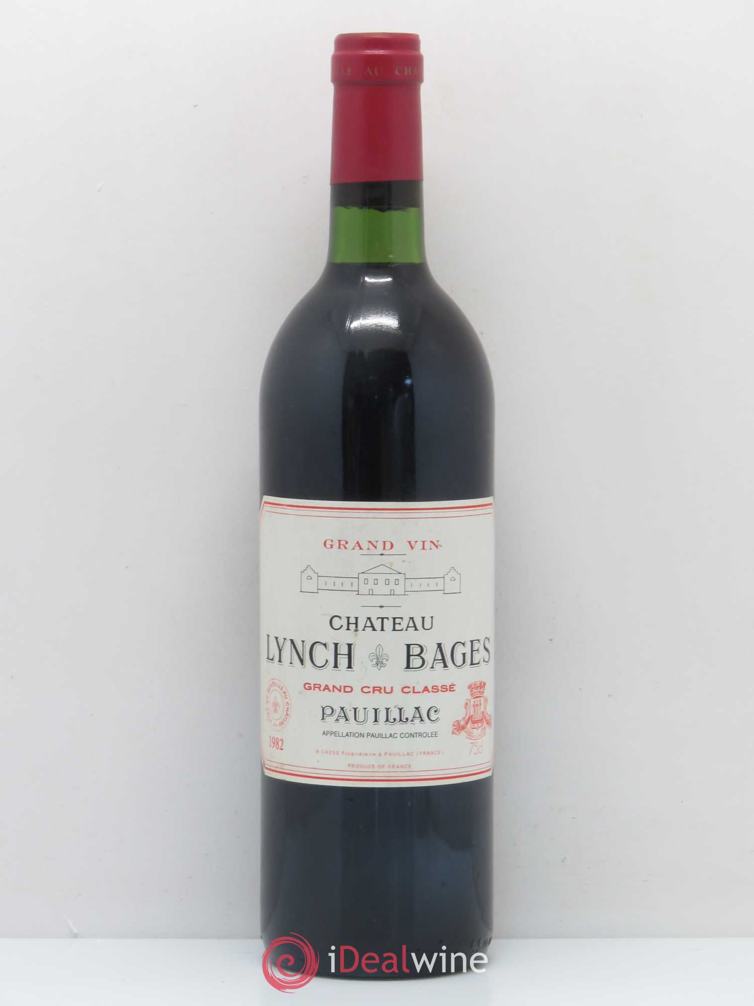 Château Lynch Bages 5ème Grand Cru Classé 1982 - Lot de 1 bouteille - 0