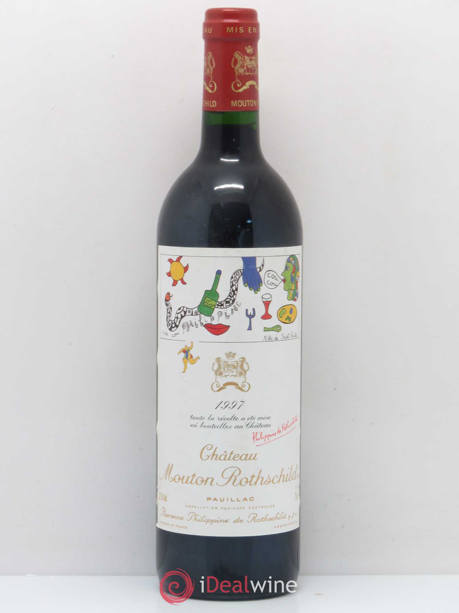 Château Mouton Rothschild 1er Grand Cru Classé 1997 - Lot de 1 bouteille - 0