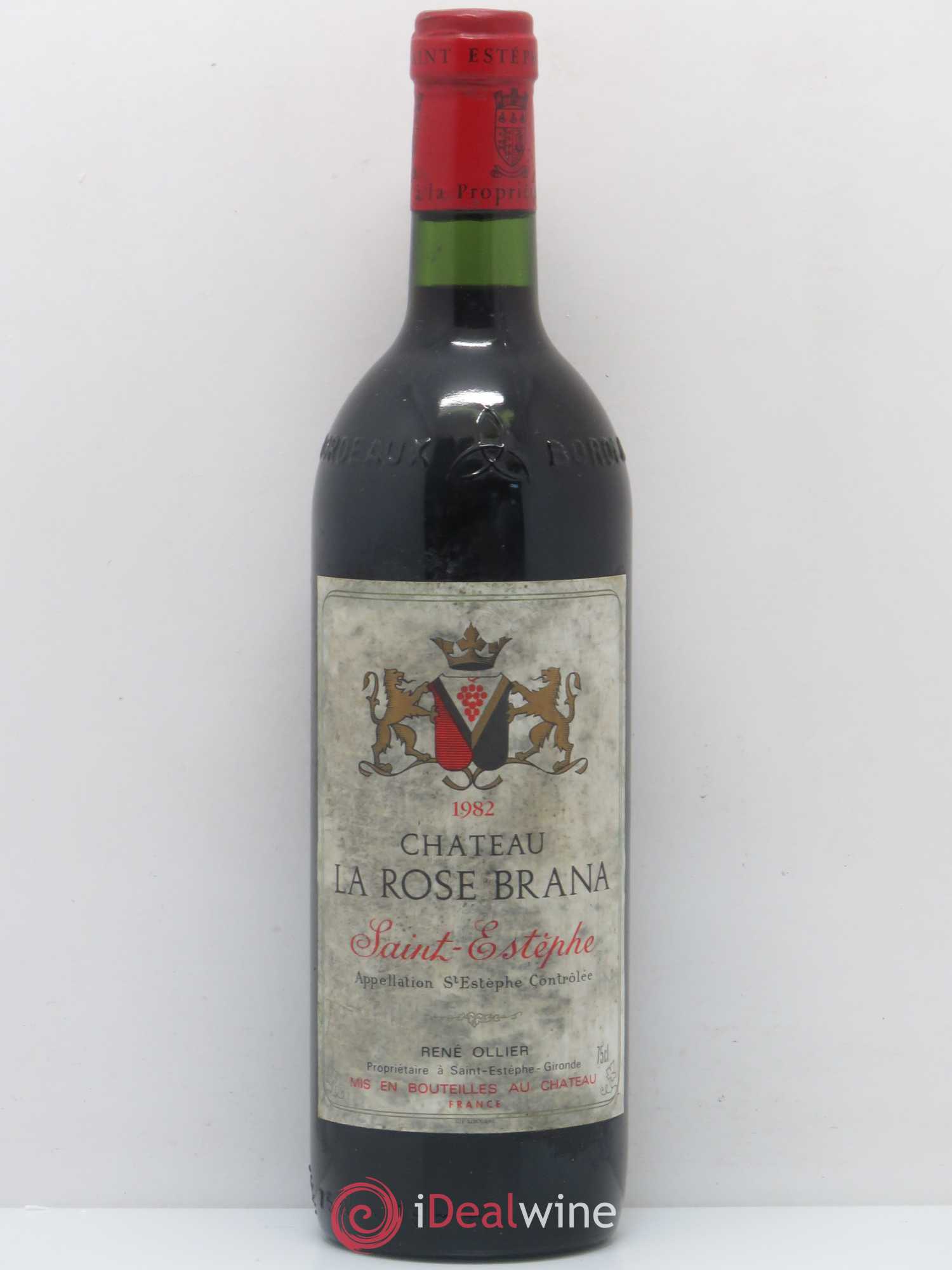 Saint-Estèphe La rose Brana 1982 - Posten von 1 Flasche - 0