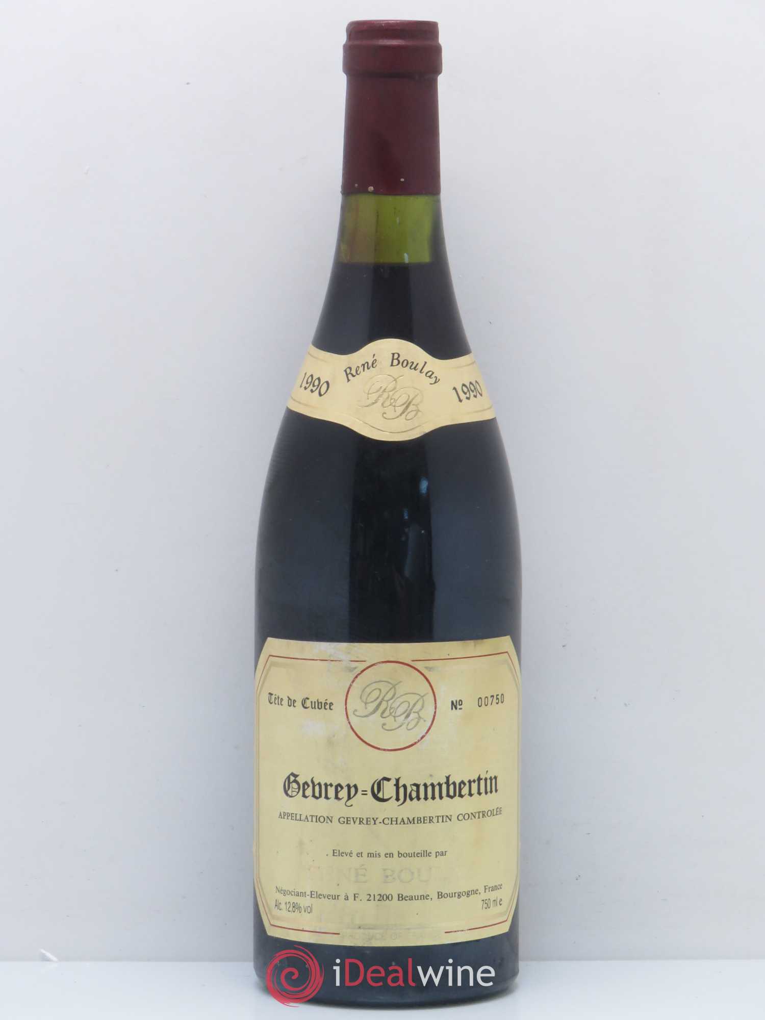 Gevrey-Chambertin Tête de Cuvee Rene Boulay 1990 - Posten von 1 Flasche - 0