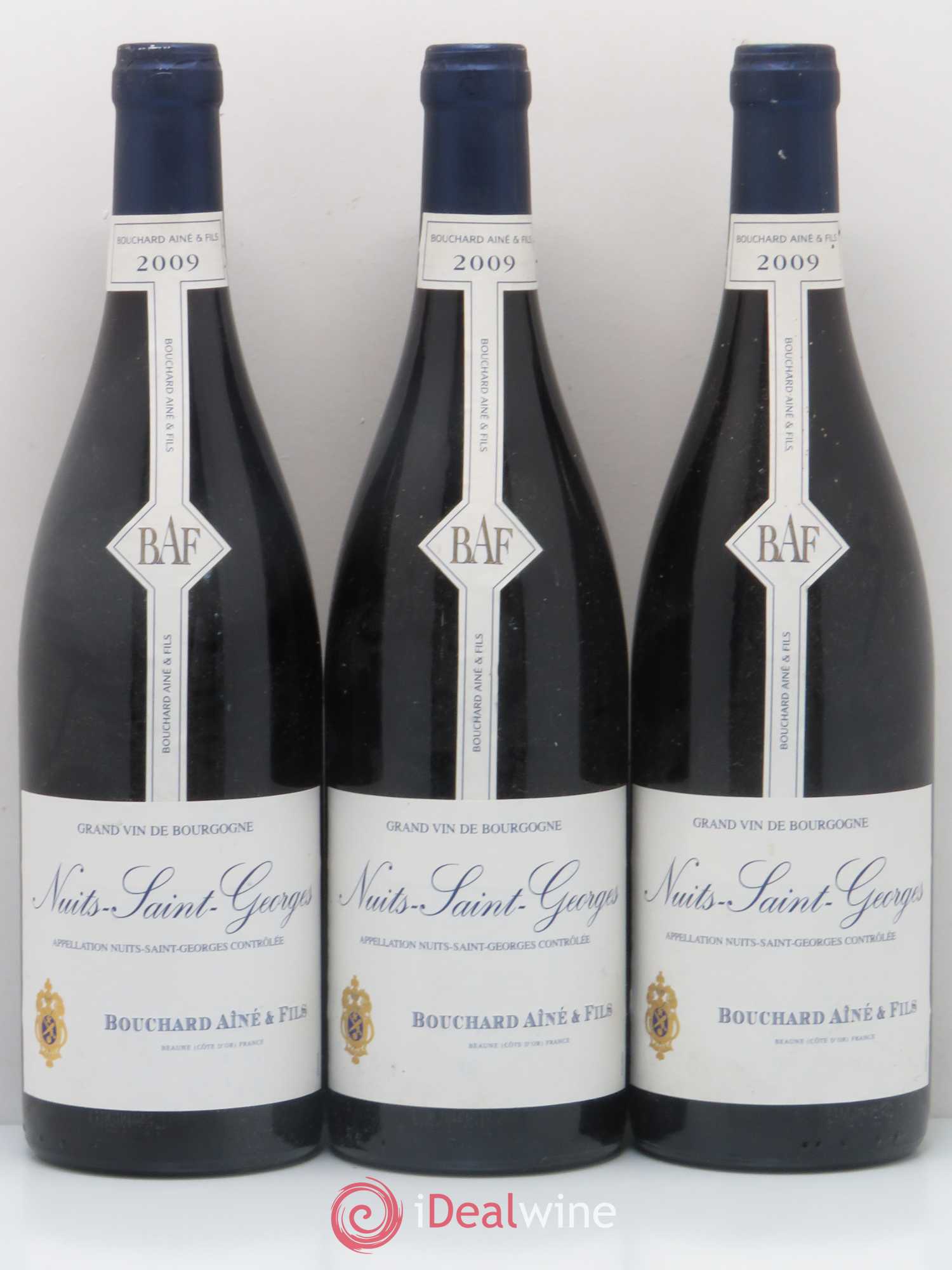 Nuits-Saint-Georges Bouchard 2009 - Lot de 3 bouteilles - 0