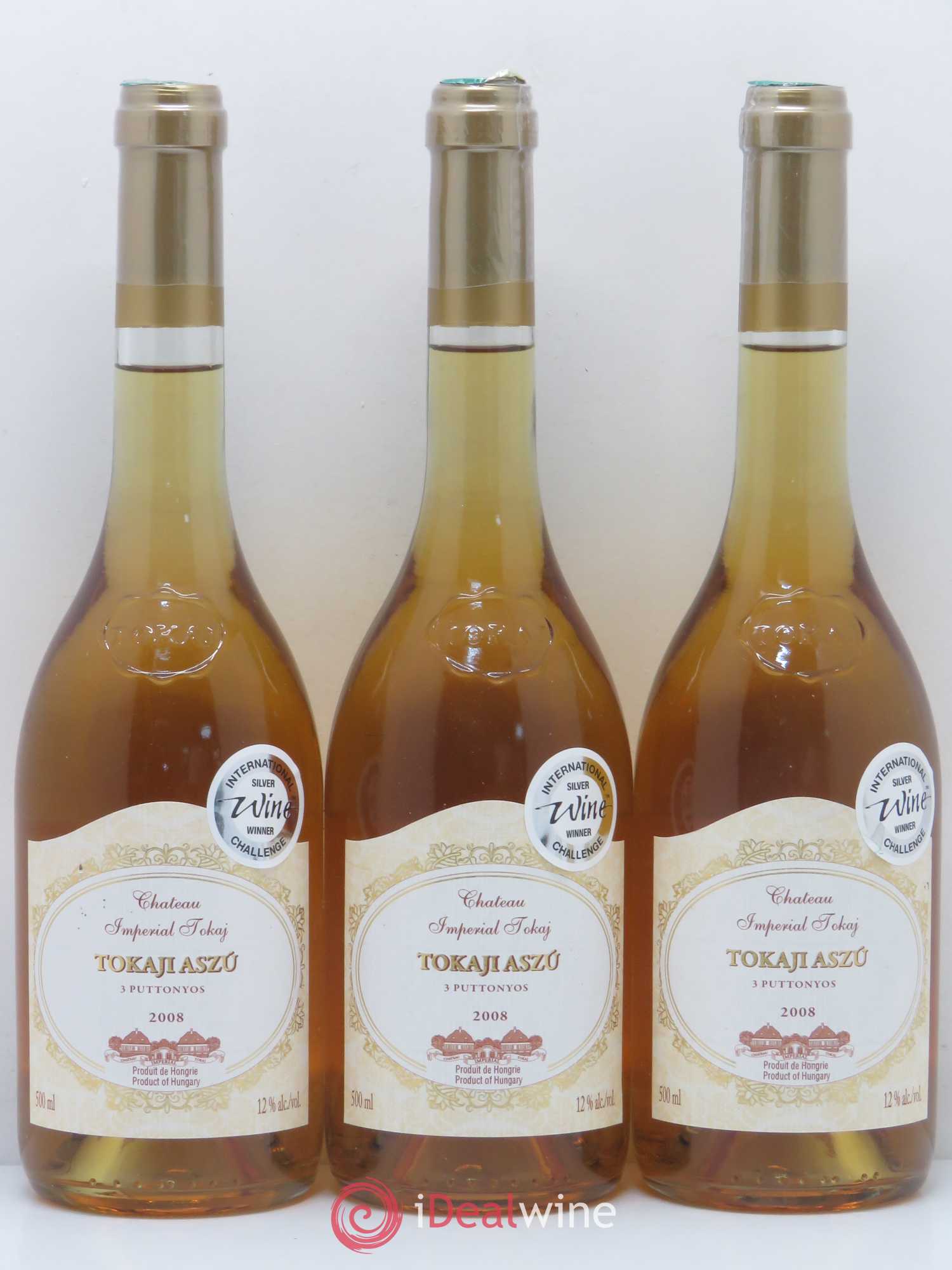 Tokaji Château Impérial Aszu 3 Puttonyos 2008 - Lotto di 5 bottiglie - 1