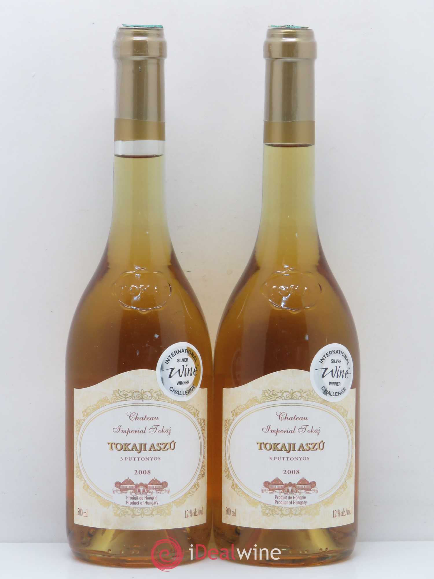 Tokaji Château Impérial Aszu 3 Puttonyos 2008 - Lotto di 5 bottiglie - 2