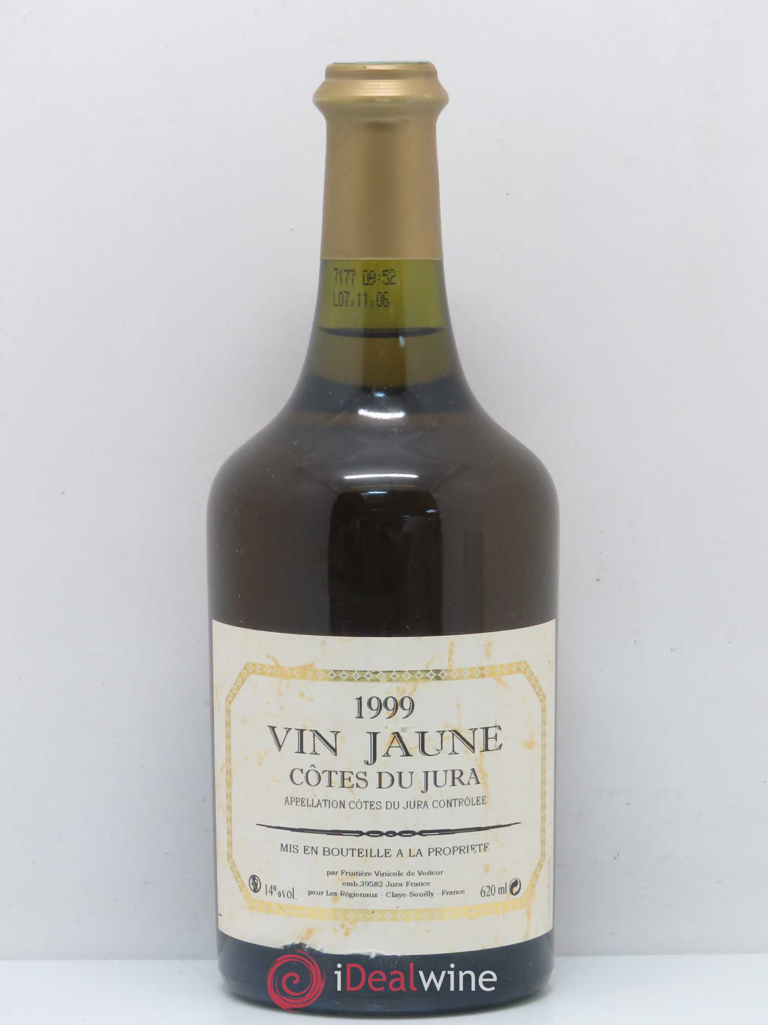 Arbois Vin Jaune Union Viticole la Fruitiere 1999 - Posten von 1 Flasche - 0
