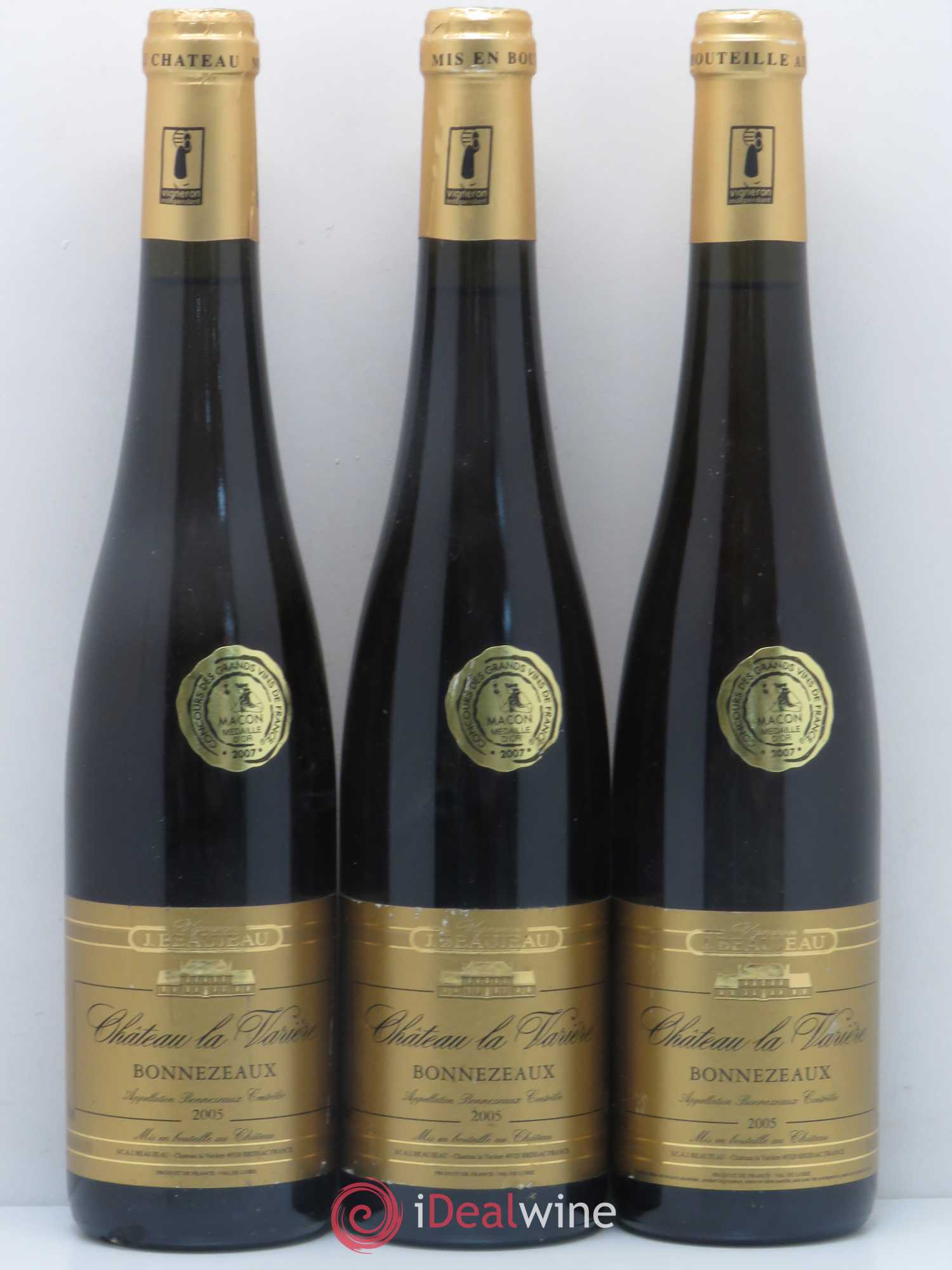 Bonnezeaux Chateau La Varriere Beaujeau 2005 - Lot de 12 bouteilles - 2