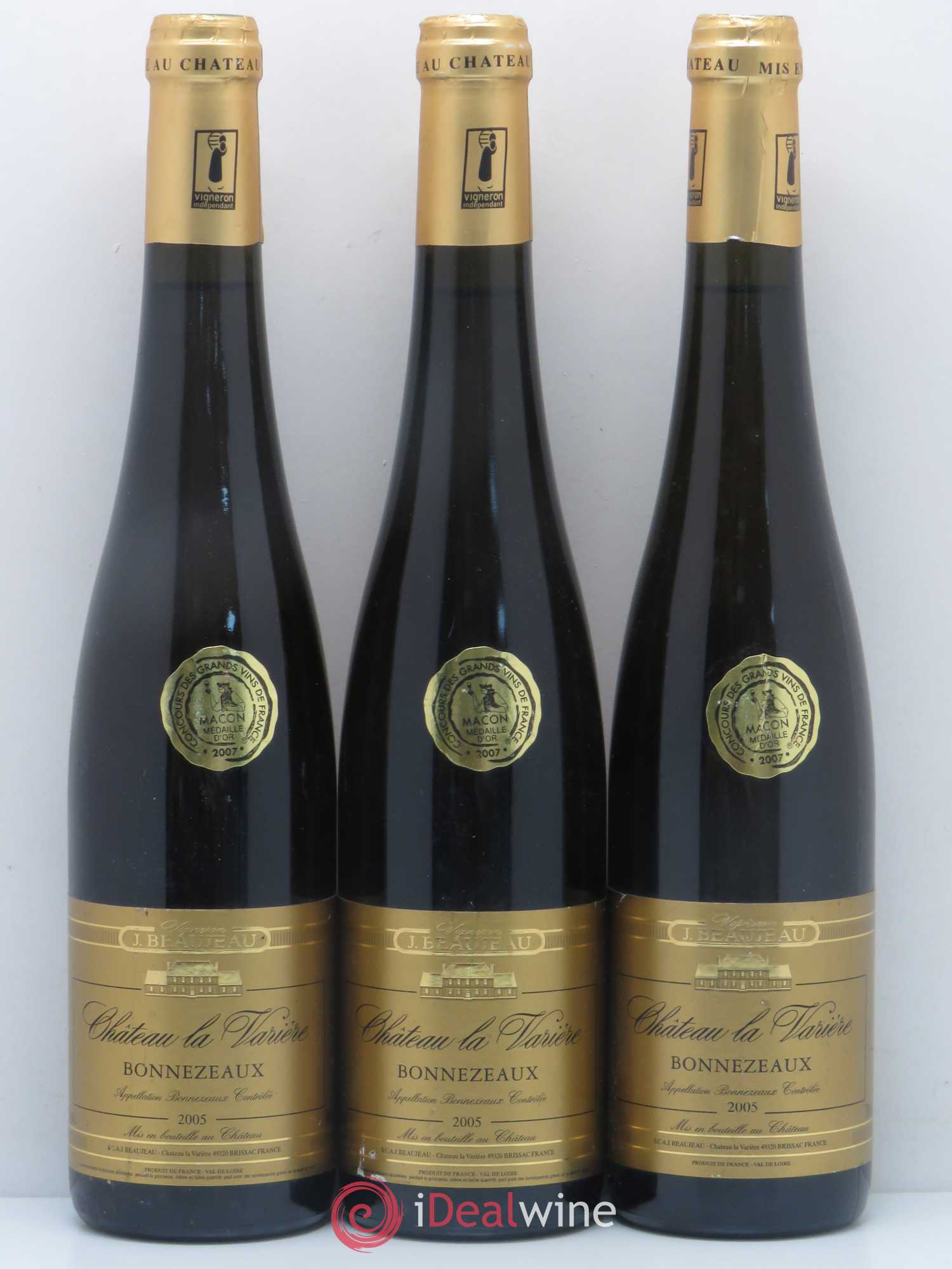 Bonnezeaux Chateau La Varriere Beaujeau 2005 - Lot de 12 bouteilles - 4
