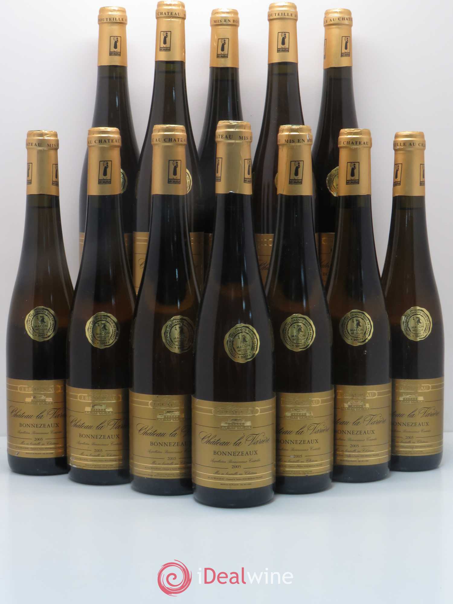 Bonnezeaux Chateau La Varriere Beaujeau 2005 - Lot de 12 bouteilles - 0