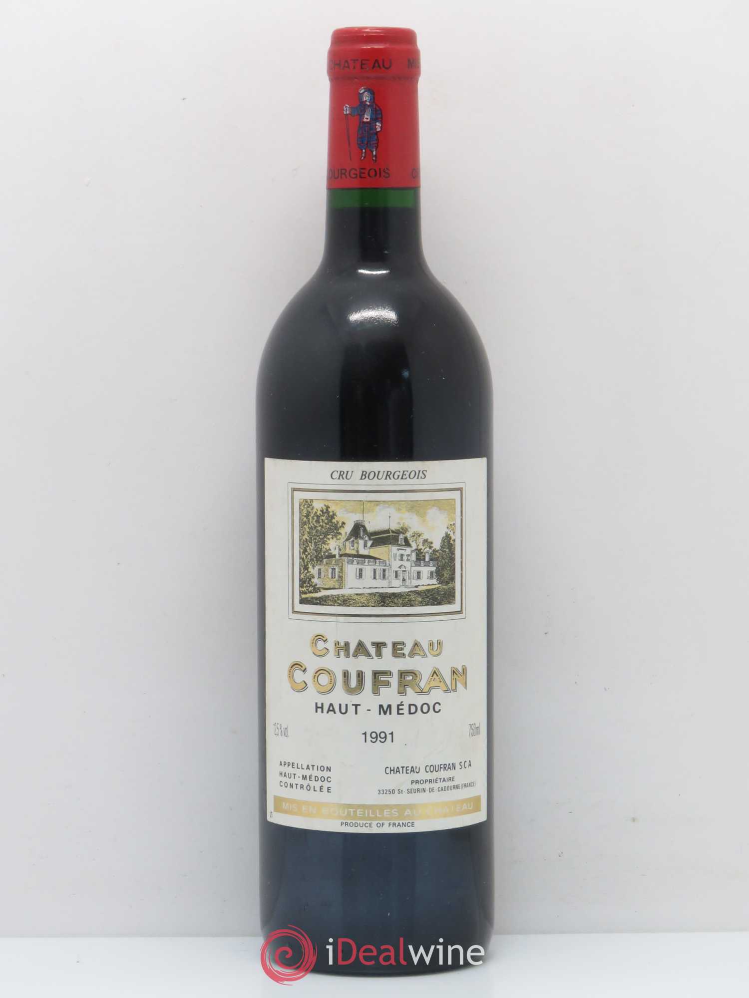 Château Coufran Cru Bourgeois 1991 - Lot de 1 bouteille - 0