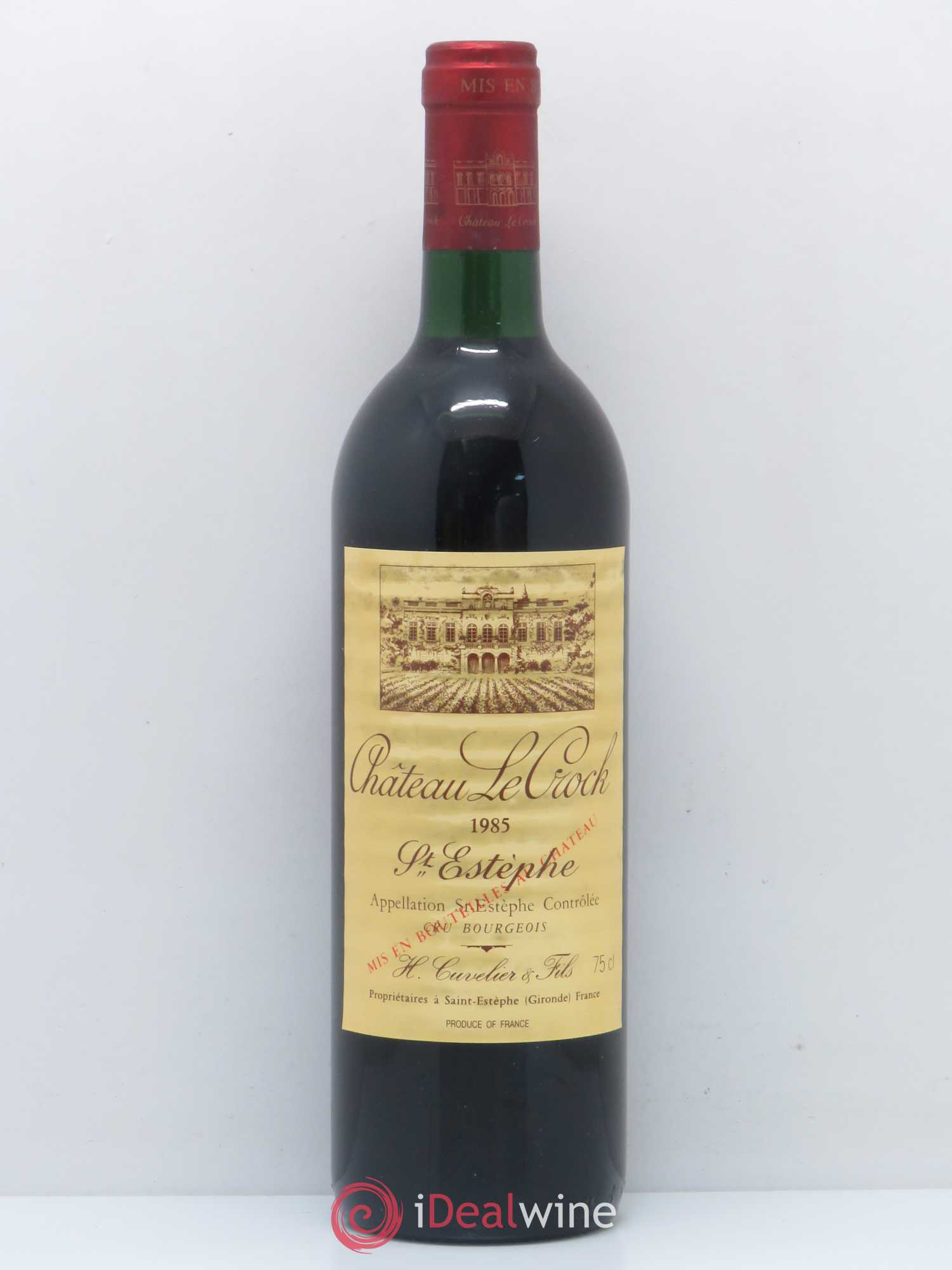 Château le Crock Cru Bourgeois 1985 - Lot de 1 bouteille - 0