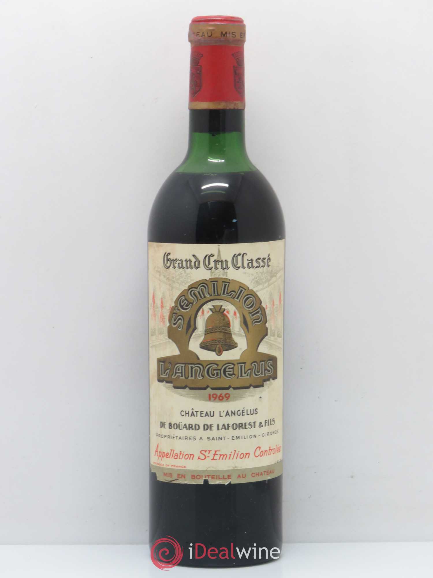 Château Angélus 1er Grand Cru Classé A 1969 - Lot de 1 bouteille - 0