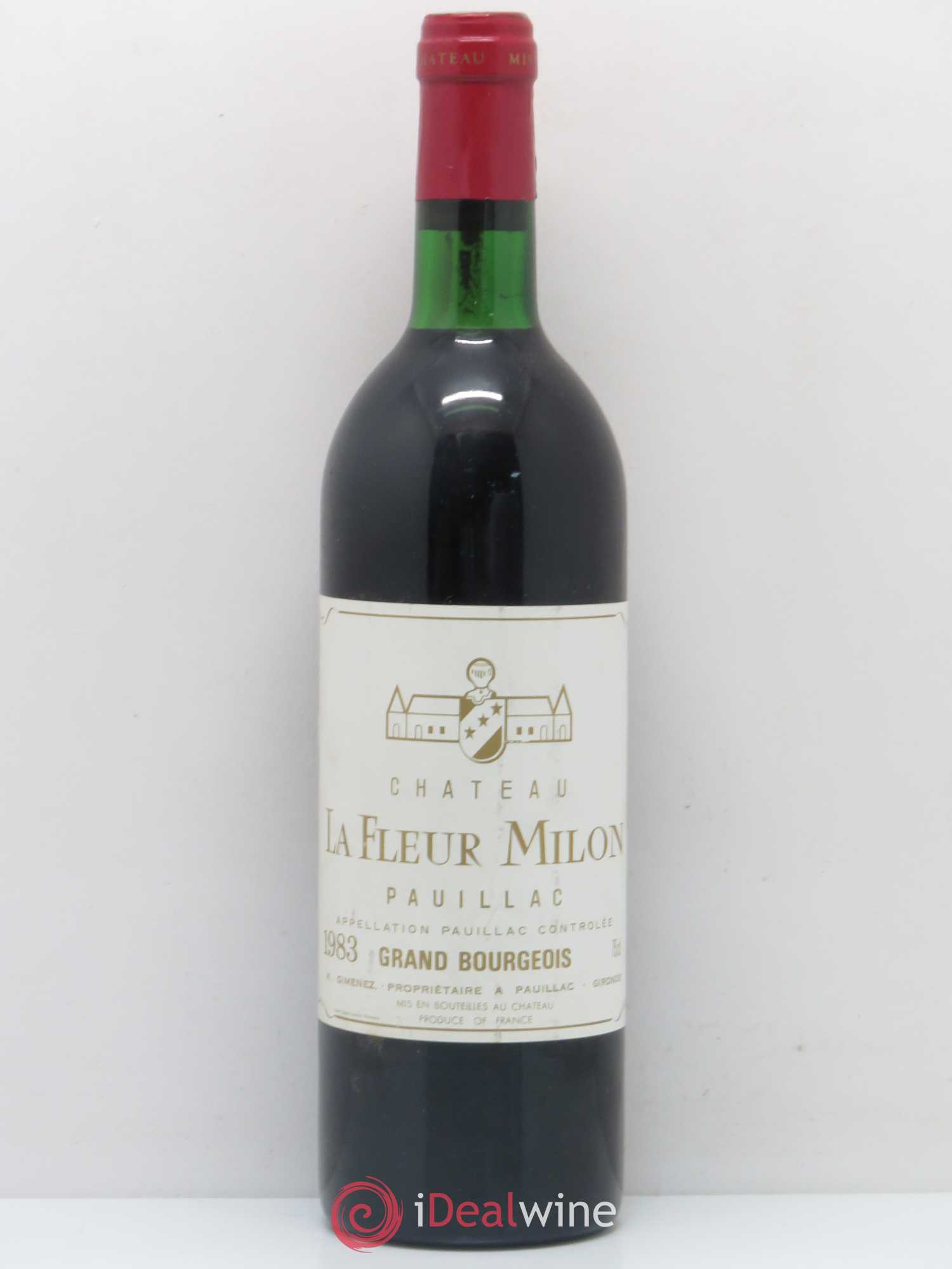 Château la Fleur Milon Cru Bourgeois 1983 - Lot de 1 bouteille - 0