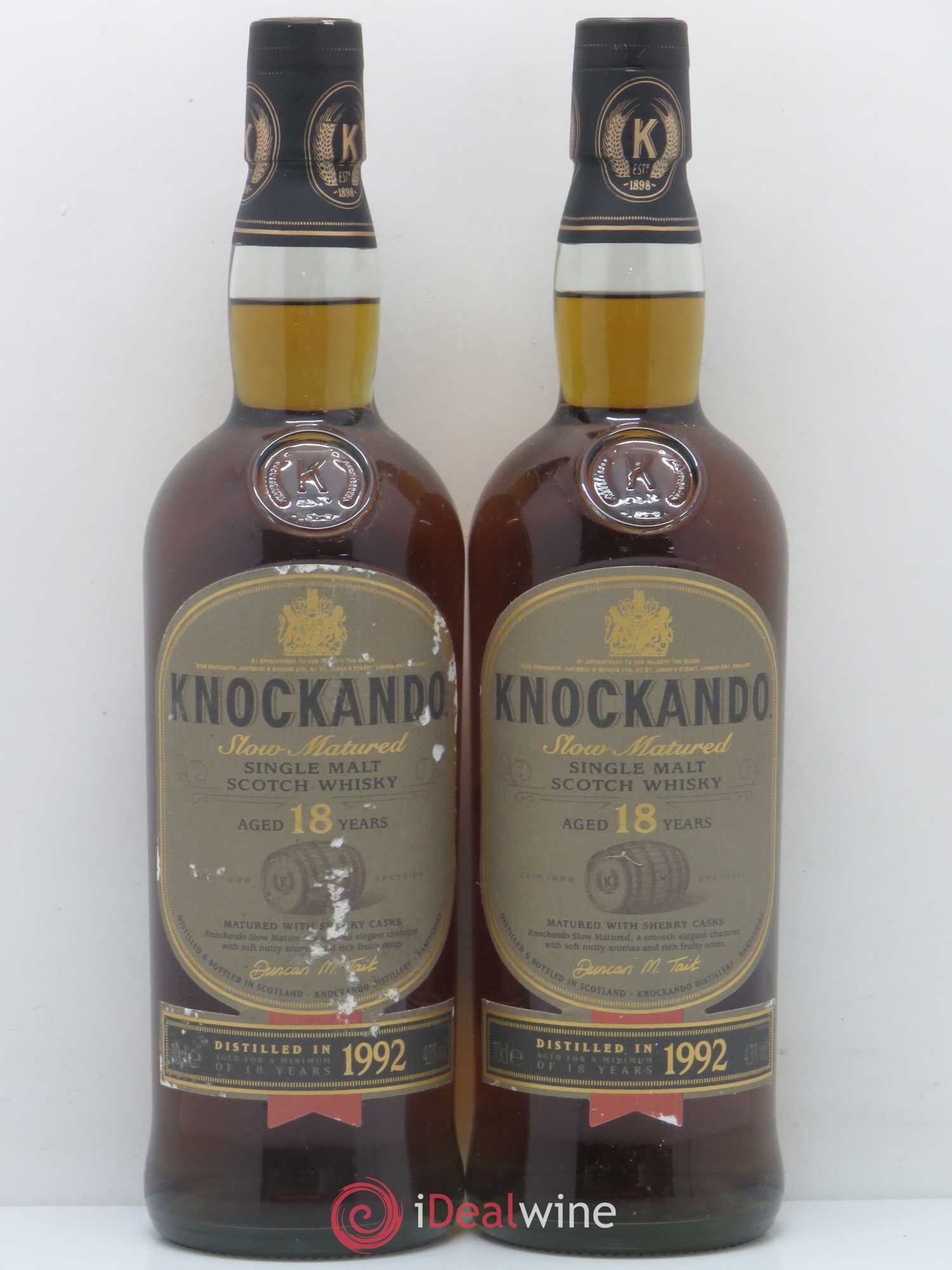Whisky Knockando 18 ans - Posten von 2 Flaschen - 0