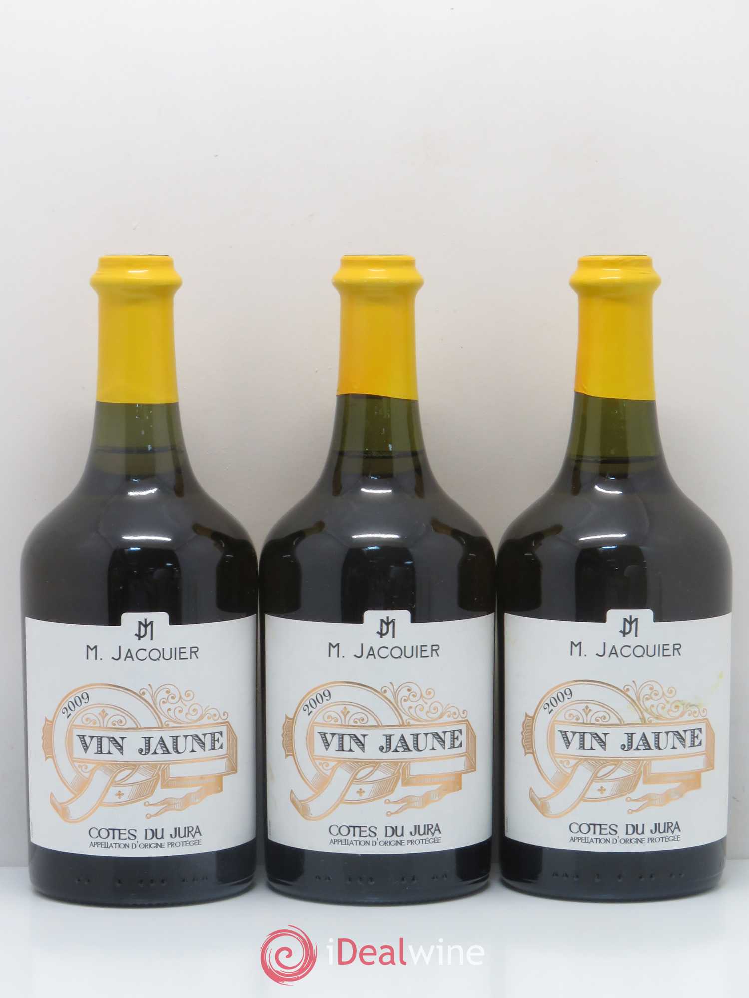 Arbois Vin Jaune Jacquier (sans prix de réserve) 2009 - Posten von 3 Flaschen - 0